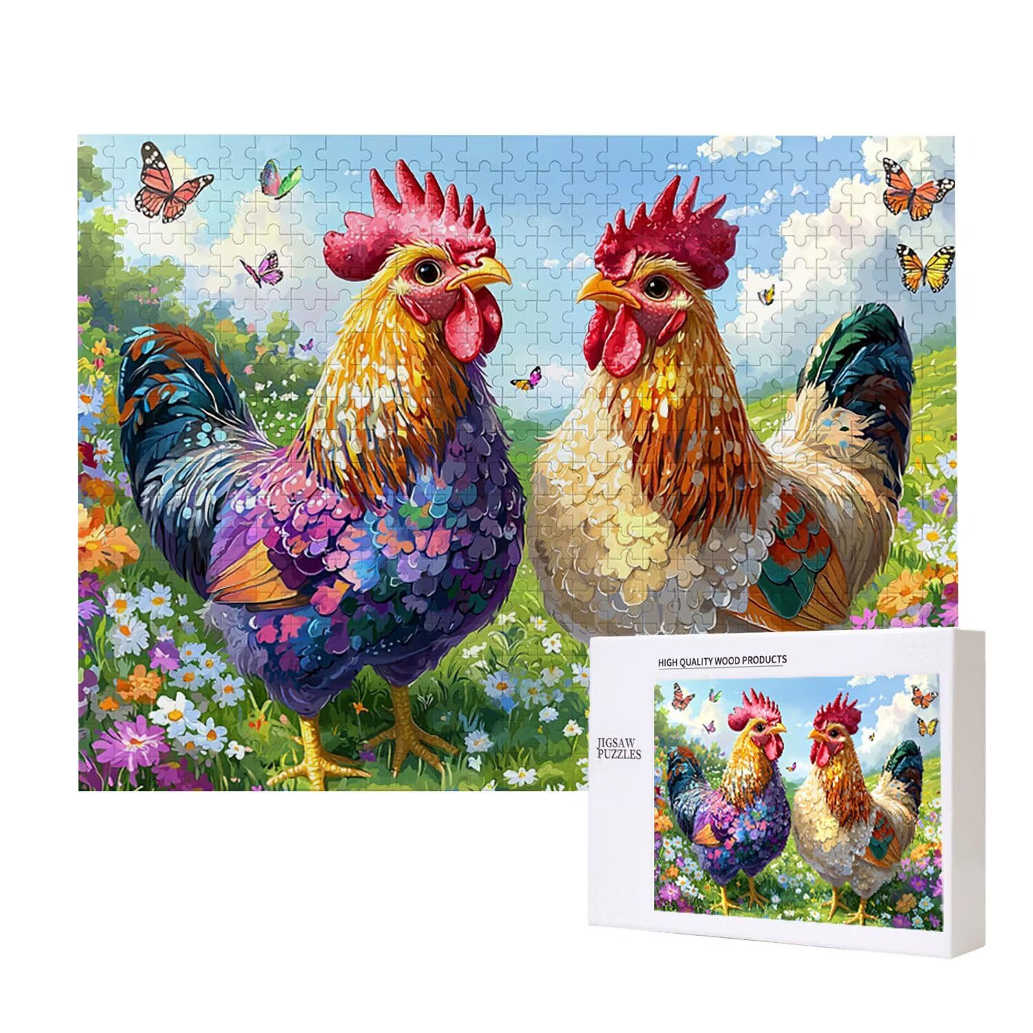 Puzzle dla dorosłych 6000 elementów trawa kurczaki 179 x 105 cm niemożliwe trudne wyzwanie, puzzle dla dorosłych gra edukacyjna wyzwanie zabawki 6000 elementów puzzli dla dorosłych, kreatywna rozrywka