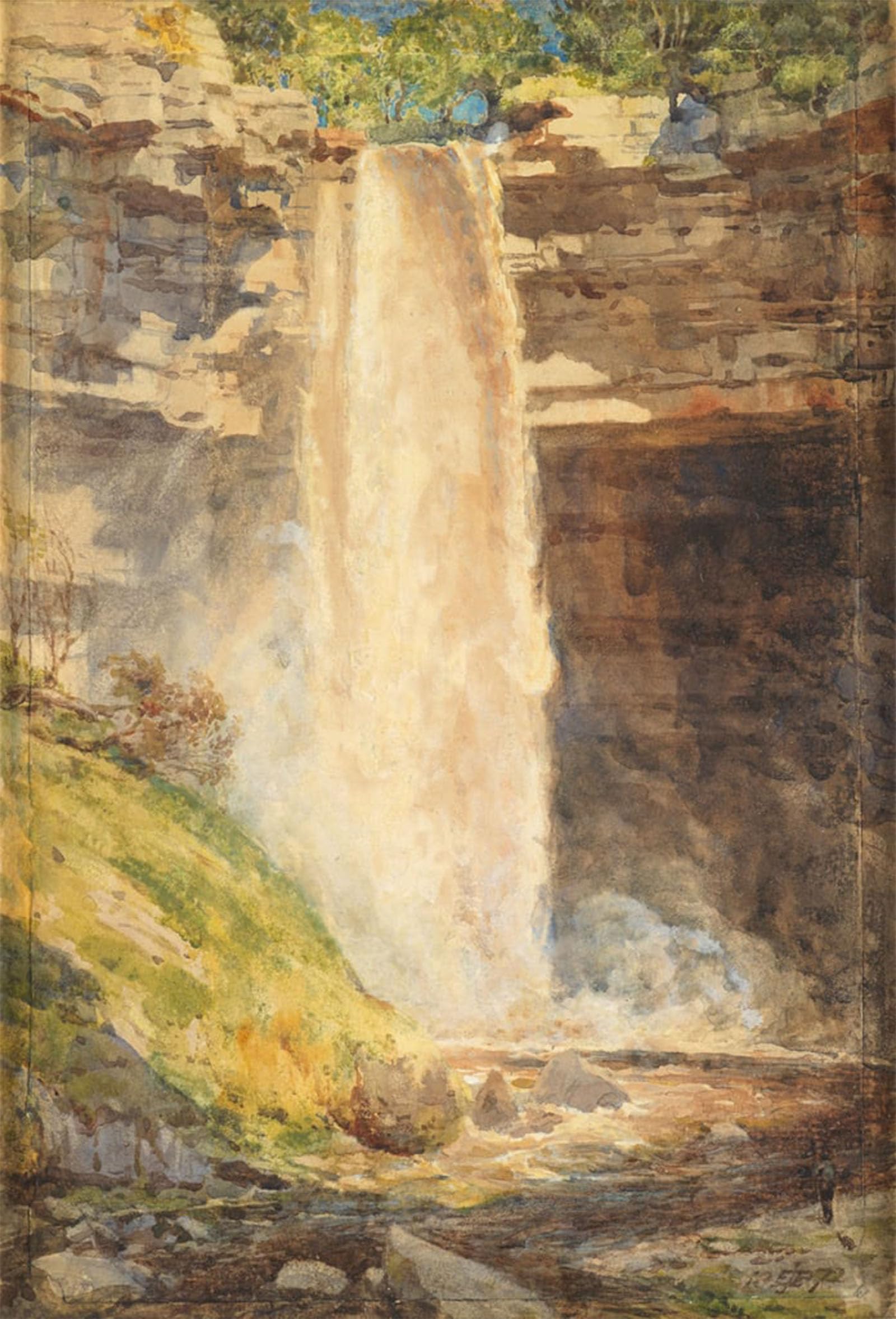 ARTXLXXBN Famous Painting Canvas Artwork Graffiti Print Hardraw Force by Edward Poynter Portrait Canvas Image for Home Decor 60x90cm