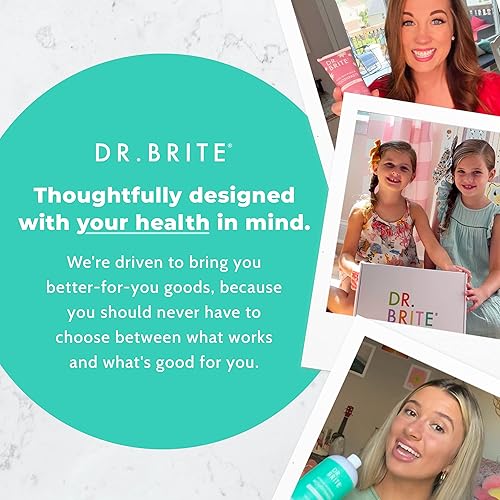 Miniatura 7 de Dr Brite Pasta de dientes blanqueadora natural paquete de 3 menta