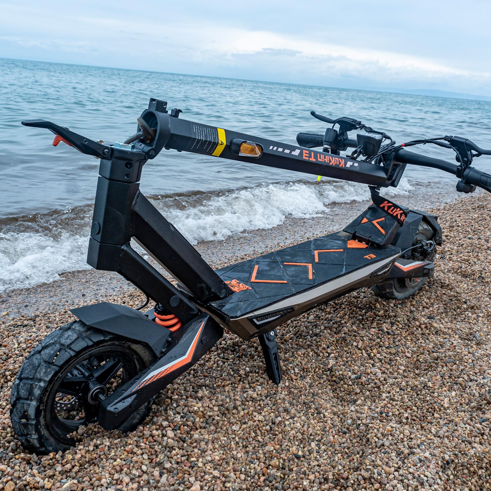 KuKirin T3 Patinete Eléctrico Adulto con Luz RGB y Proyección de Alas, 58km Autonomía, Plegable, para Ciudad, Commuting