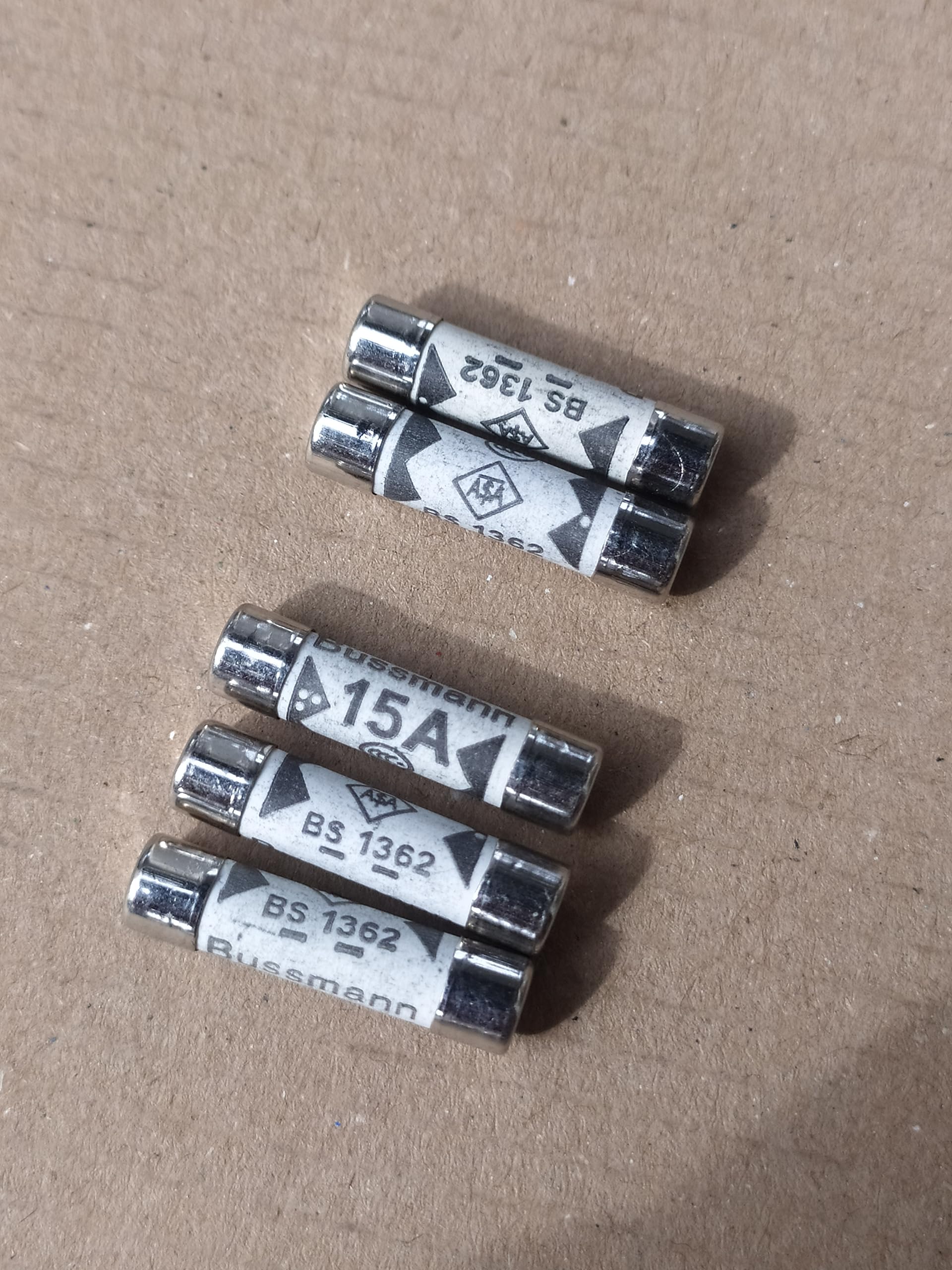 6x25mm Ceramic Fuses - 5 Pack -12 6x25mm Ceramic Fuses - 5 Pack -12
