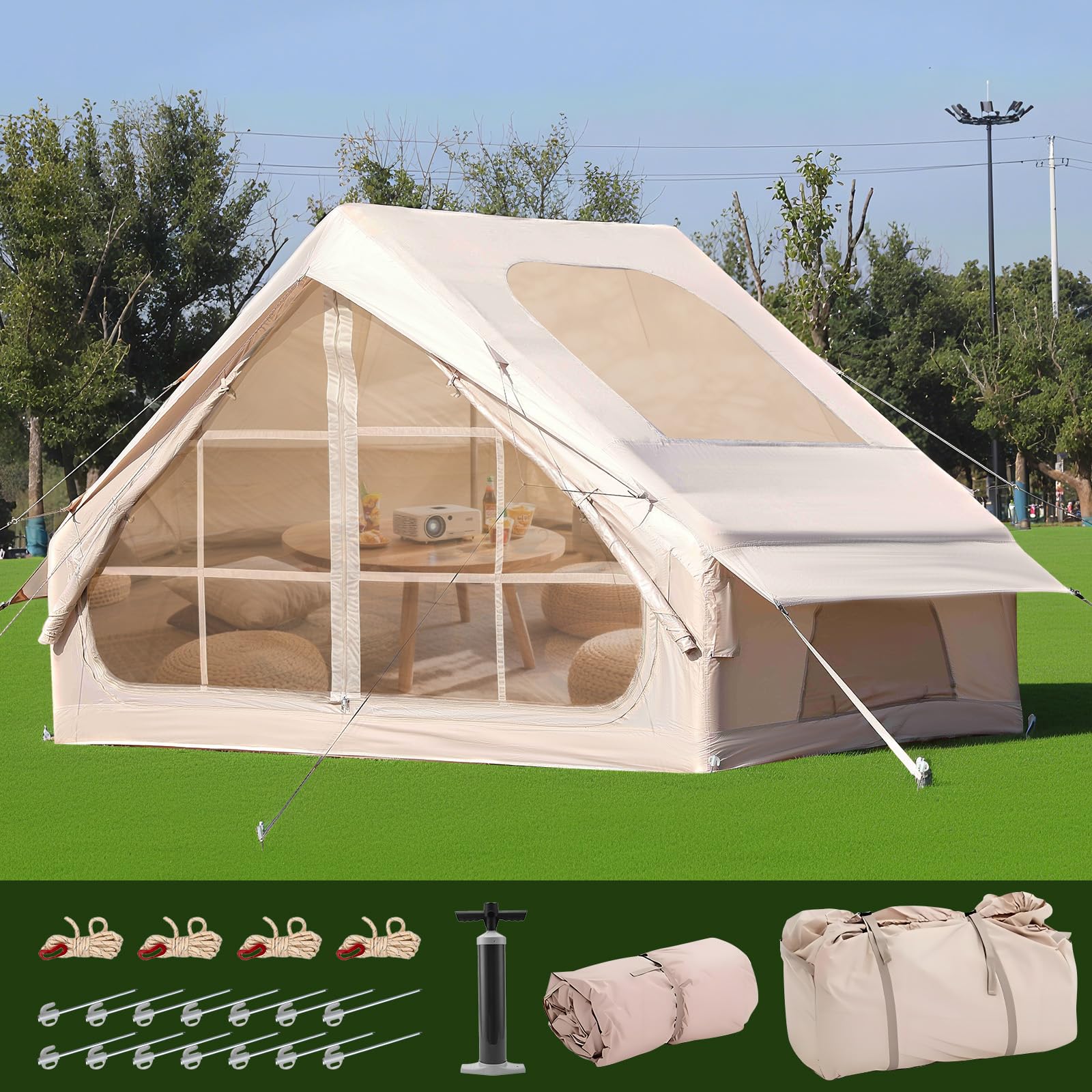 Amazon.com : Stageya Inflatable Tents for Camping, Easy to Install