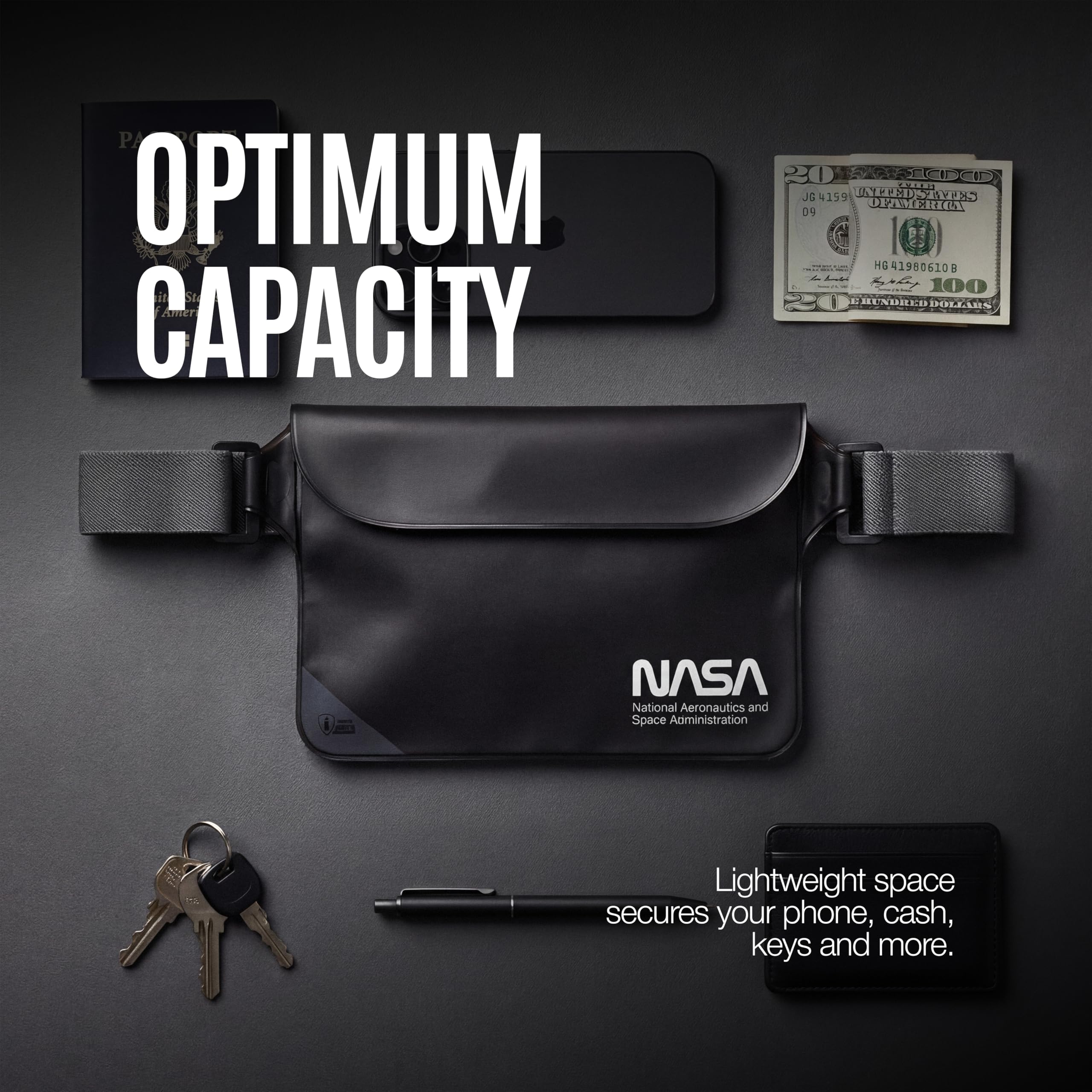 NASA Marsupio Impermeabile, Sigillo AirLock™, Certificato IPX8 (Pacco da 2)
