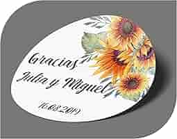 Adesivi Personalizzati Per Matrimonio - Cuore Con Nome E Data - Per Bomboniere, Inviti, Feste - Foto 2