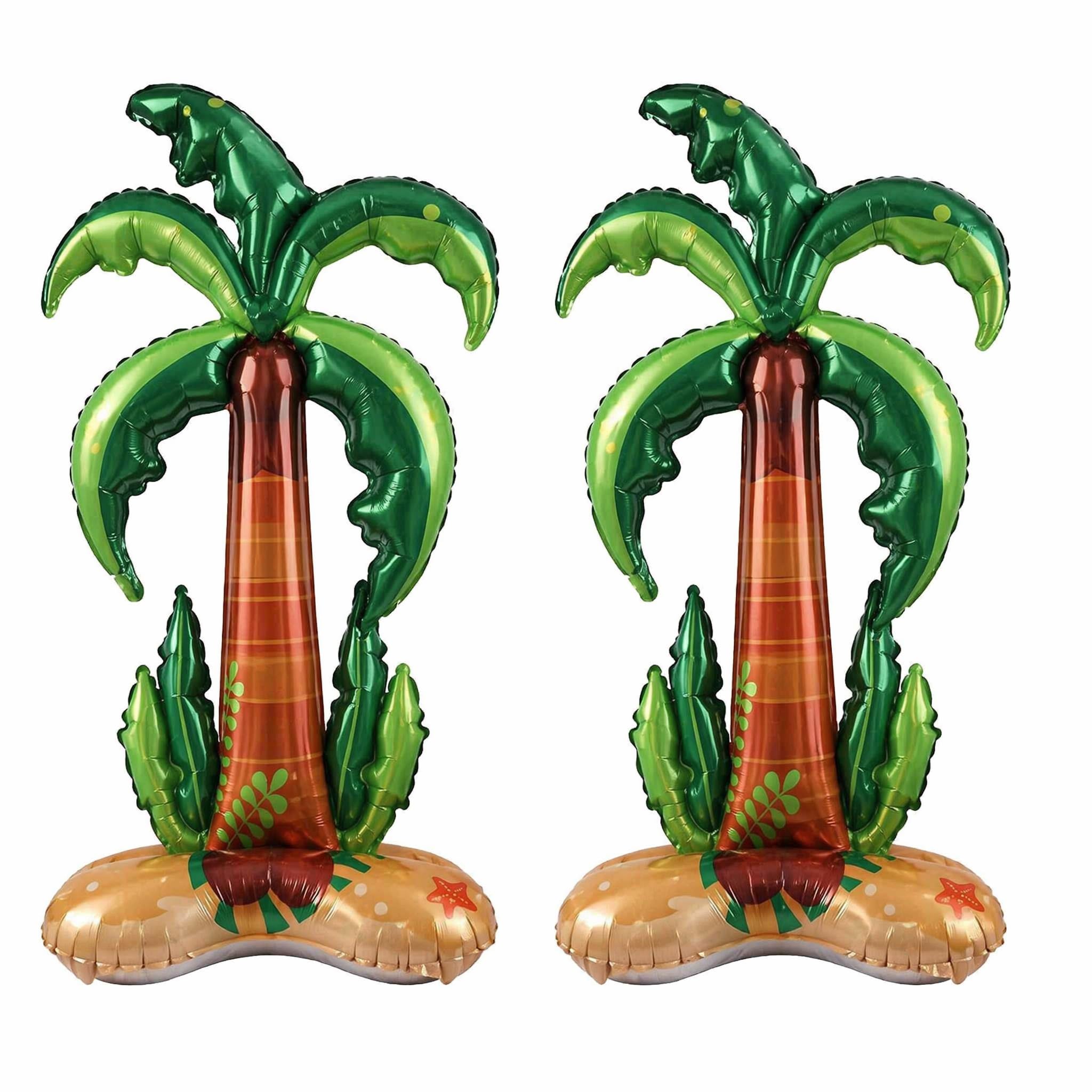 Wexrinqa 2 Pcs Inflatable Palm Tree,Decorations Large Inflatable Palm Trees