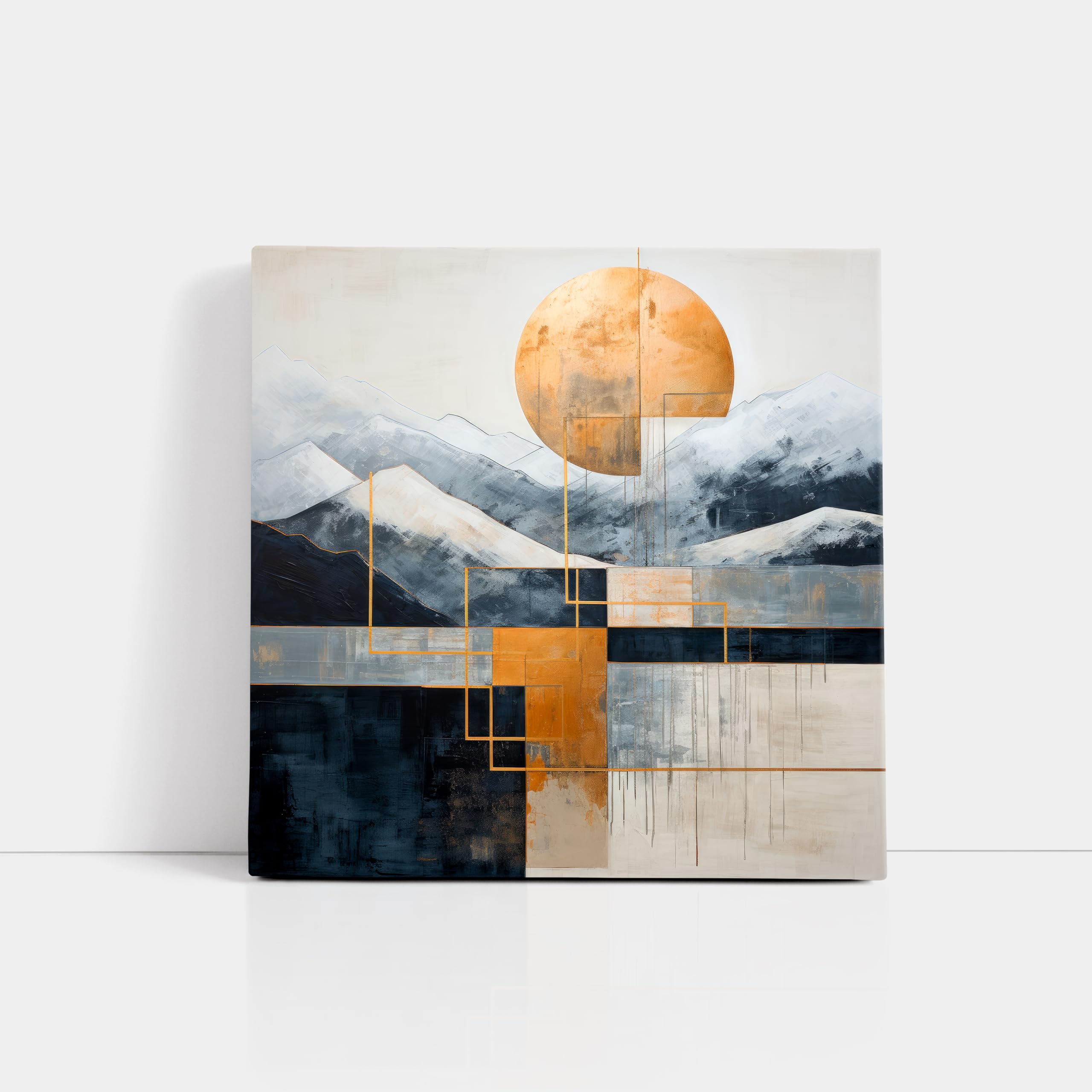 Livin’luxe Abstract Mountain Canvas Art -5 Livin’luxe Abstract Mountain Canvas Art -5