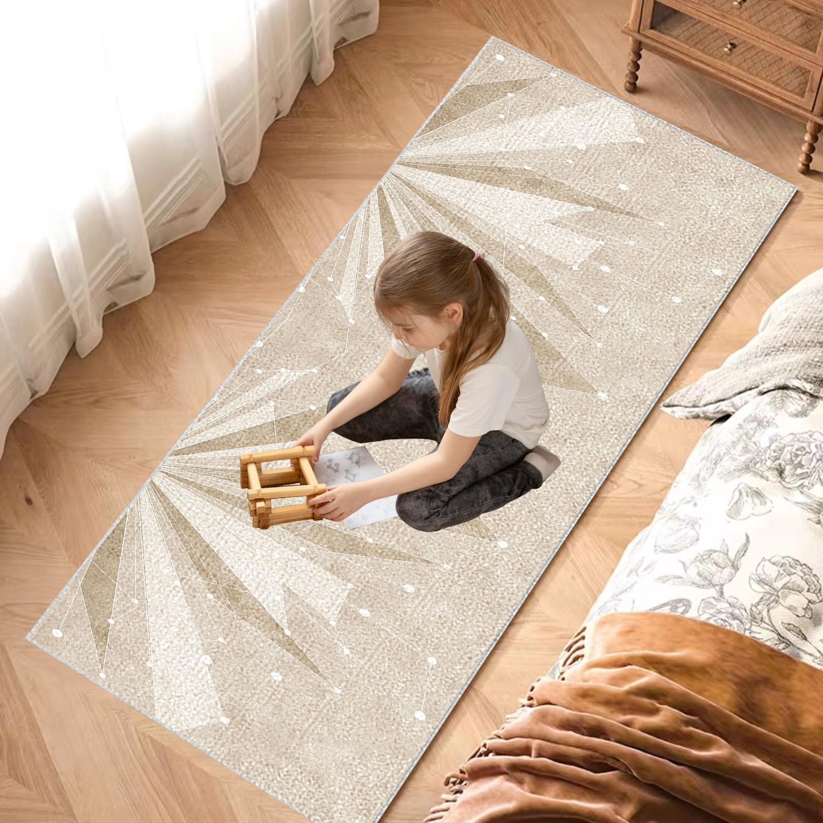 Dywan Długi Korytarz 80 x 100 cm Dywan Chodnik Kuchenny Antypoślizgowy Dywan Chodnik Chodnik Antypoślizgowy Zmywalny Dywan Kuchenny Do Wejścia, Przedpokoju i Sypialni