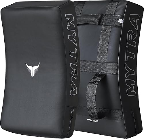 Mytra Fusion Kick Shield Curvo MMA Strike Shield Muay Thai Training Strike Pad Kicking Striking Shield Focus para Kickboxing Taekwondo y artes