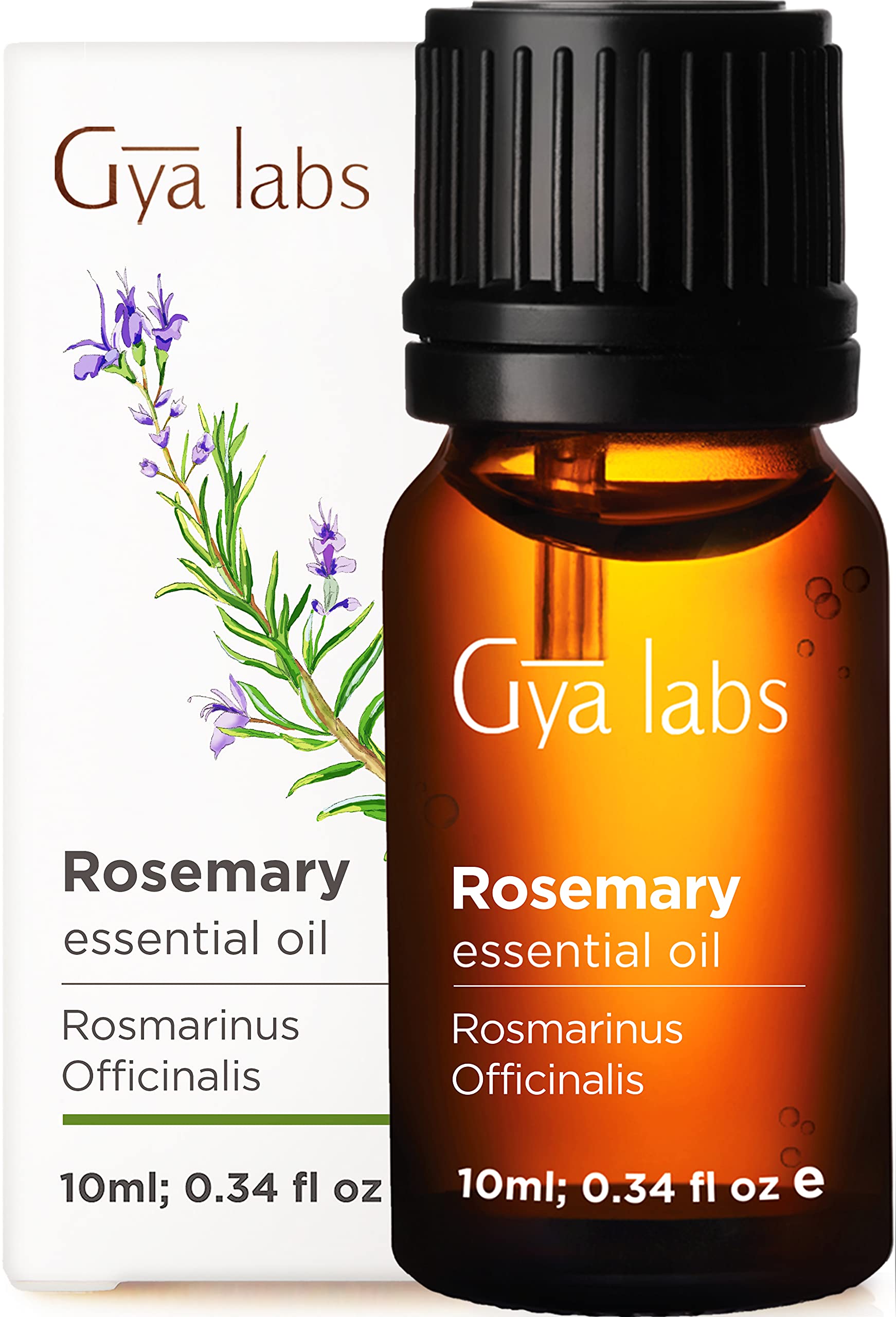 Gya Labs Rosemary Essential Oil for Hair Growth, Skin Care, Focus