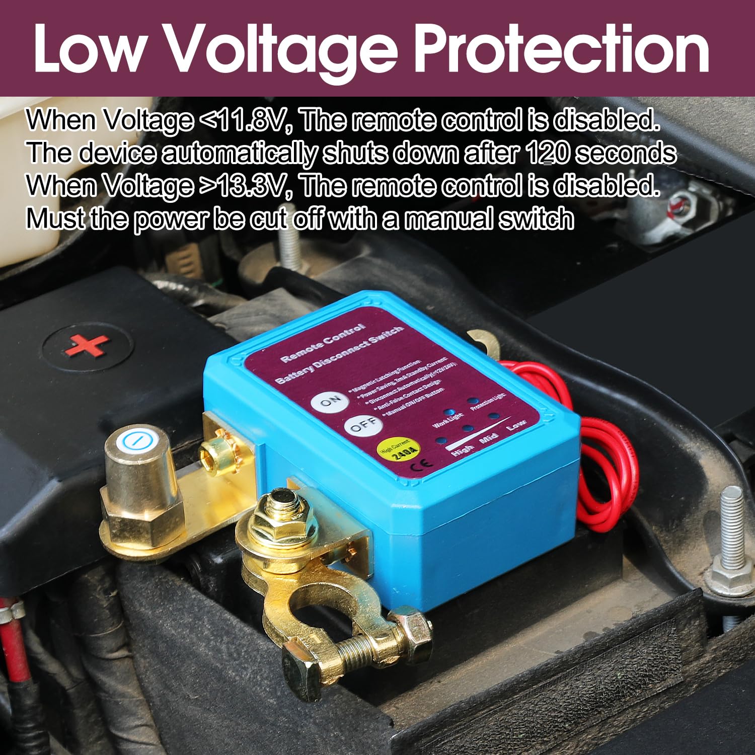 Remote Cut Off Switch Snapklik.com : Remote Battery Disconnect Switch 12V 240A Battery Kill ...