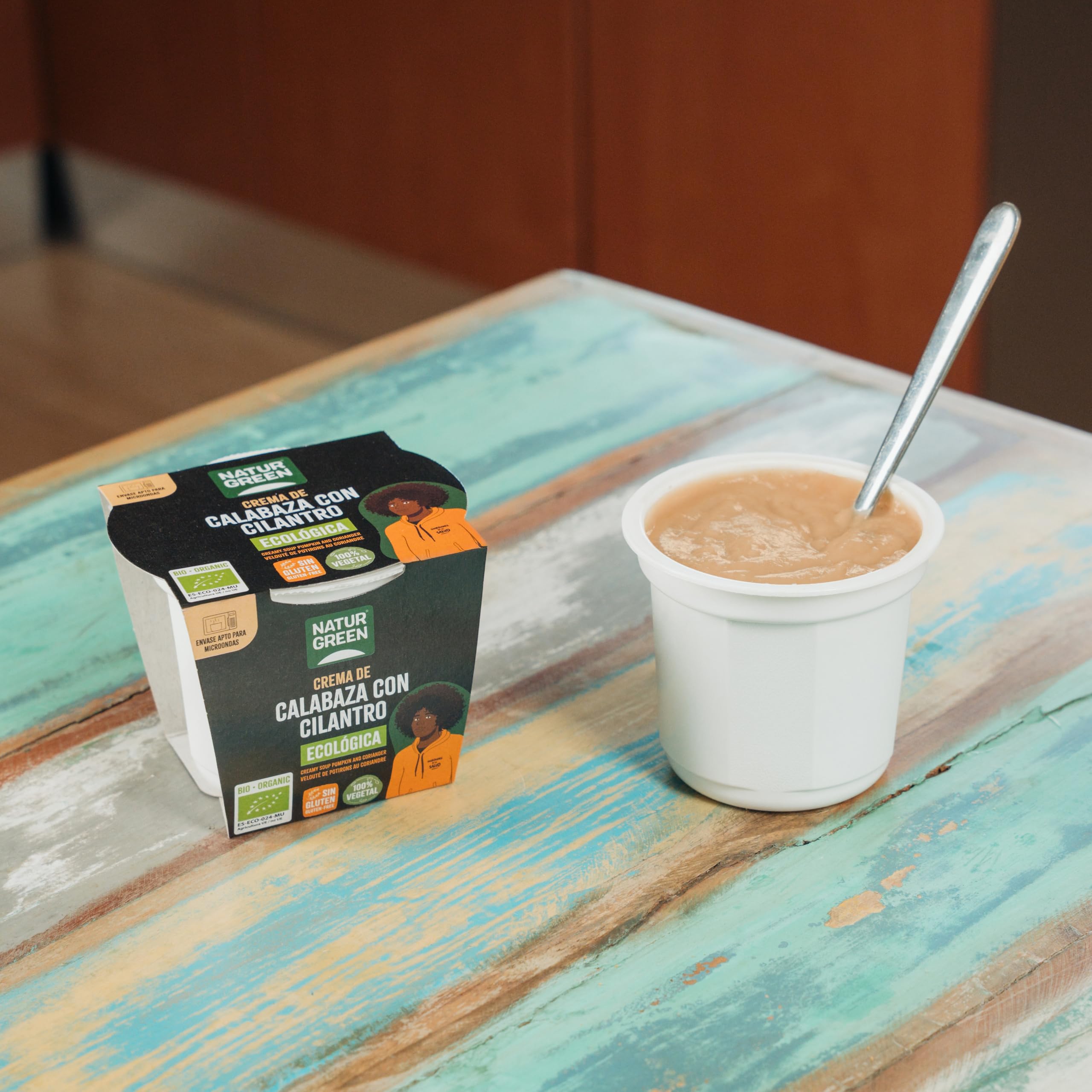 NATURGREEN CREMA CALABAZA CILANTRO 310 gr
