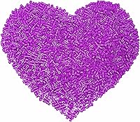 Vista 10 de 1000 cuentas de fusible, cuentas de fusión rojas de 0.197 pulgadas para manualidades, recambio de cuentas a granel.