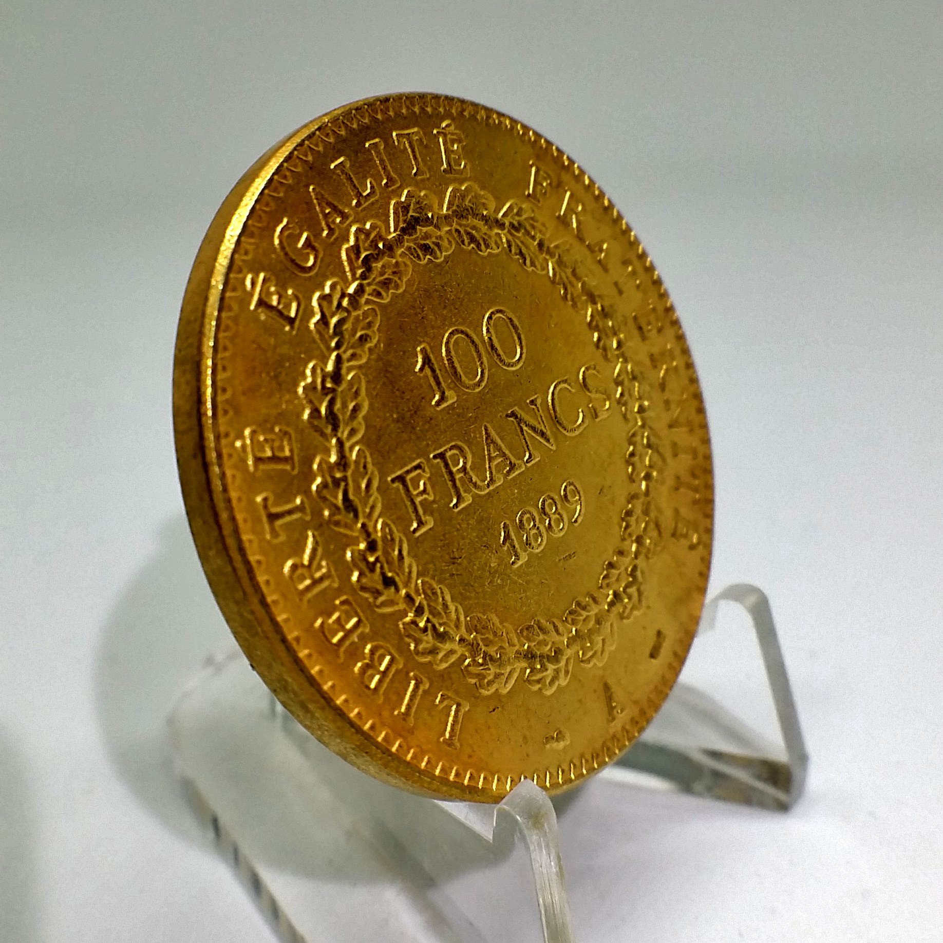 Amazon | フランス エンジェル 100フラン金貨 1889年レプリカ 通販