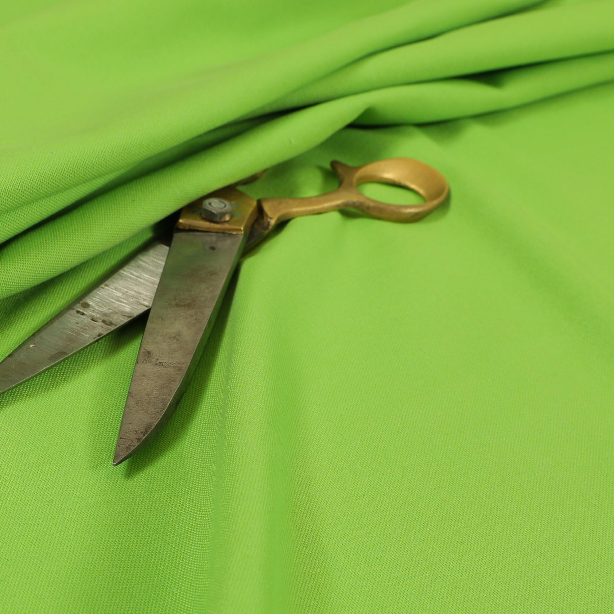 Redbrick Mill Fabrics Flame Retardant Plain Redbrick Mill Fabrics Flame Retardant Green Poly Cotton Furnishing Curtain Upholstery Fabric Textile (Per Metre)
