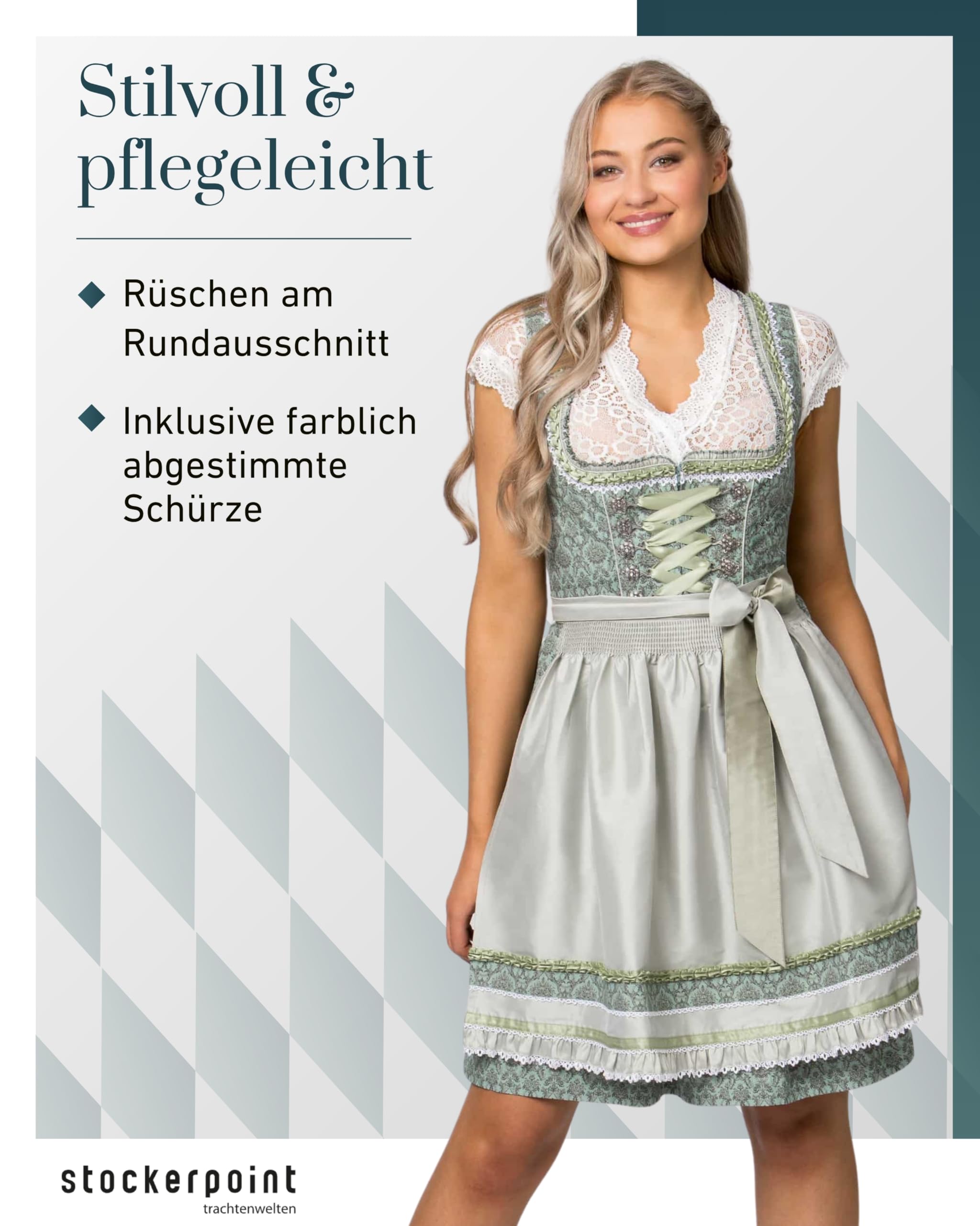 Damen Ruby Mini Dirndl (1er Pack)
