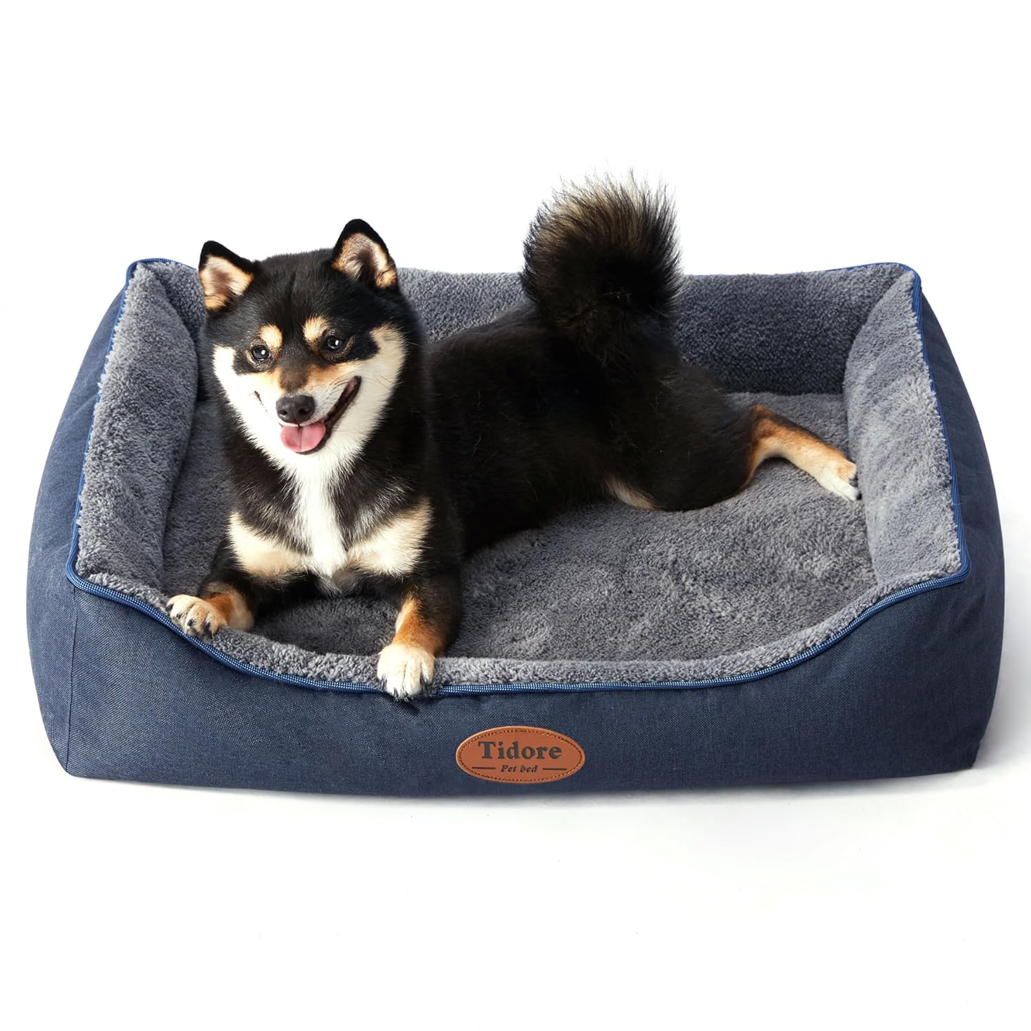 Tidore Orthopedic Dog Bed Medium Size Dog Durable Egg Crate Foam Sofa Dog Bed wit Washable Removable Cover