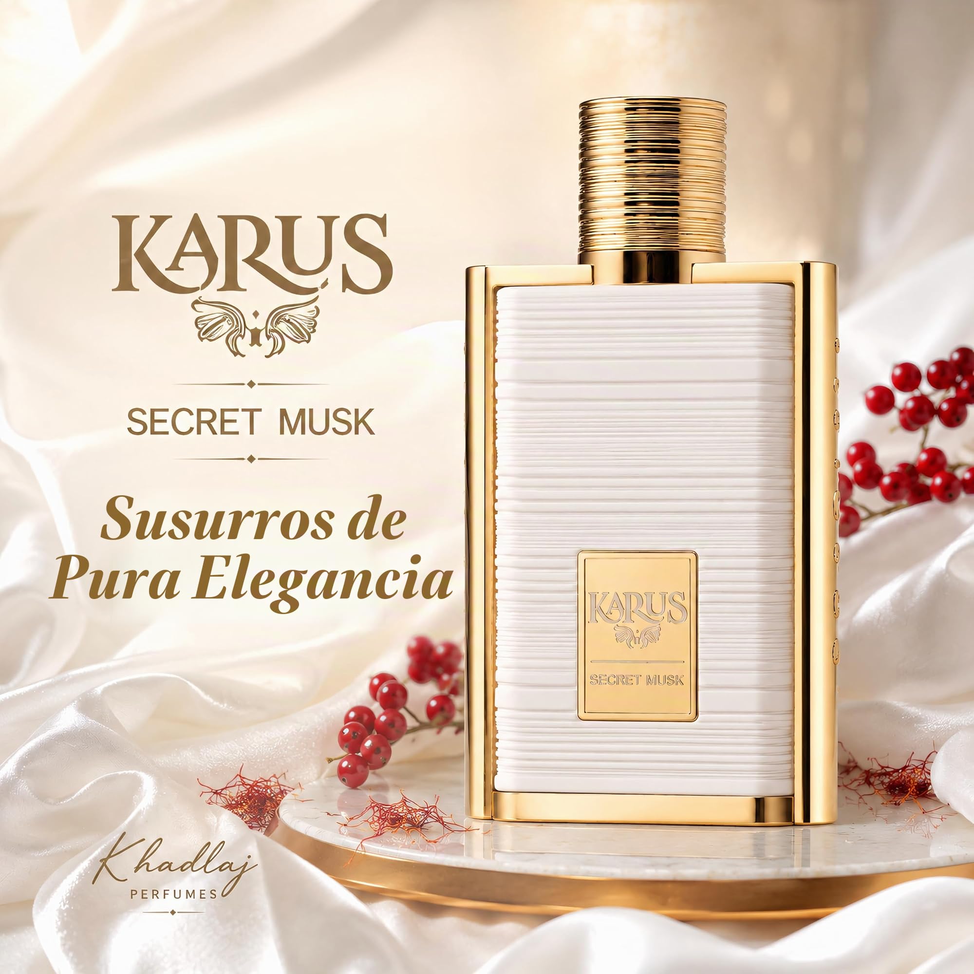 Karus Secret Musk de Khadlaj para mujer - Spray EDP de 3.4 onzas