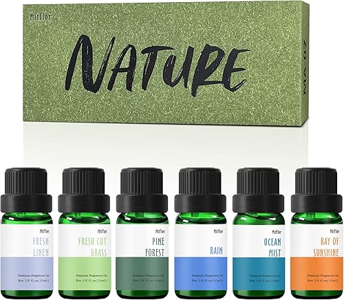 Miniatura 1 de MitFlor Nature - Juego de aceites esenciales para difusores para el hogar, aroma para hacer jabón y velas, juego de regalo de aceite de