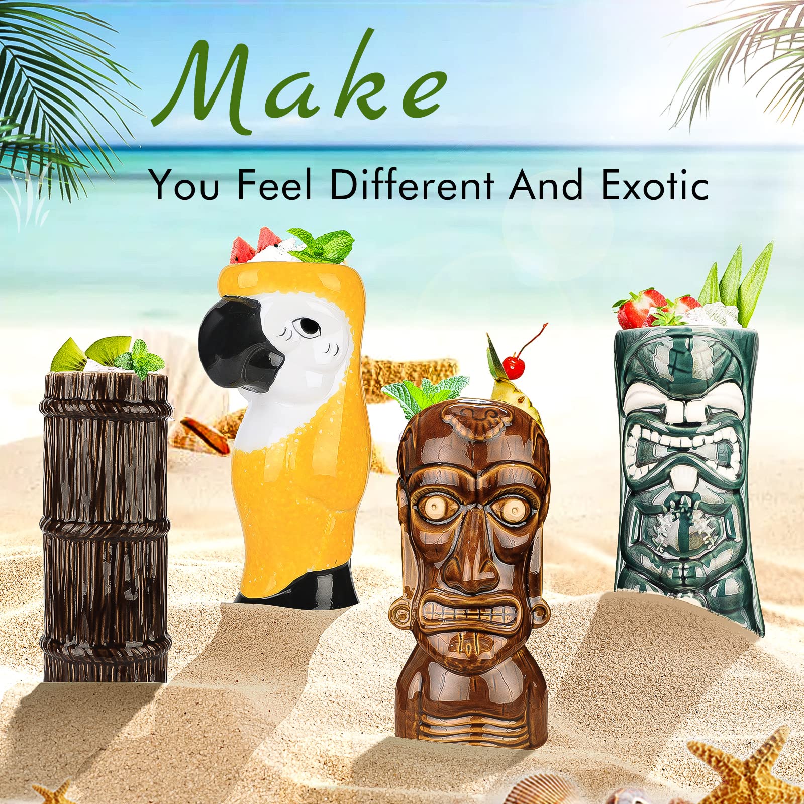 Verre TIki Pour Des Cocktails Exotiques Et Originaux- Cocktail & Mocktail