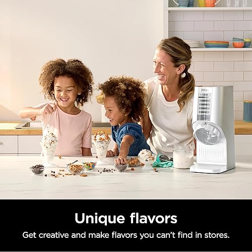 Miniatura 6 de Ninja NC100 CREAMi Breeze - Máquina para hacer helados, para sorbete, mezclas, batidos y más, 5 programas de un solo toque, con (2) recipientes de