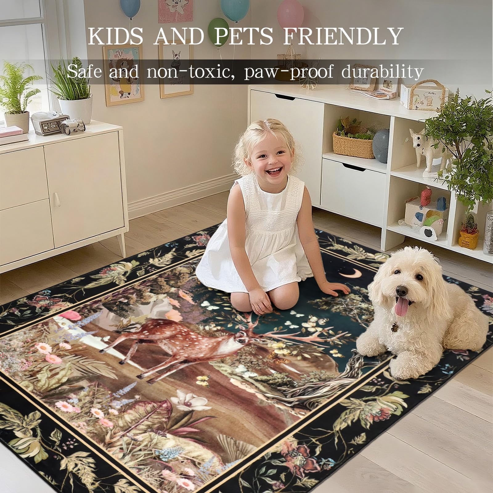 Geanup Area Rugs Living Room 120x180cm Soft - Image 4