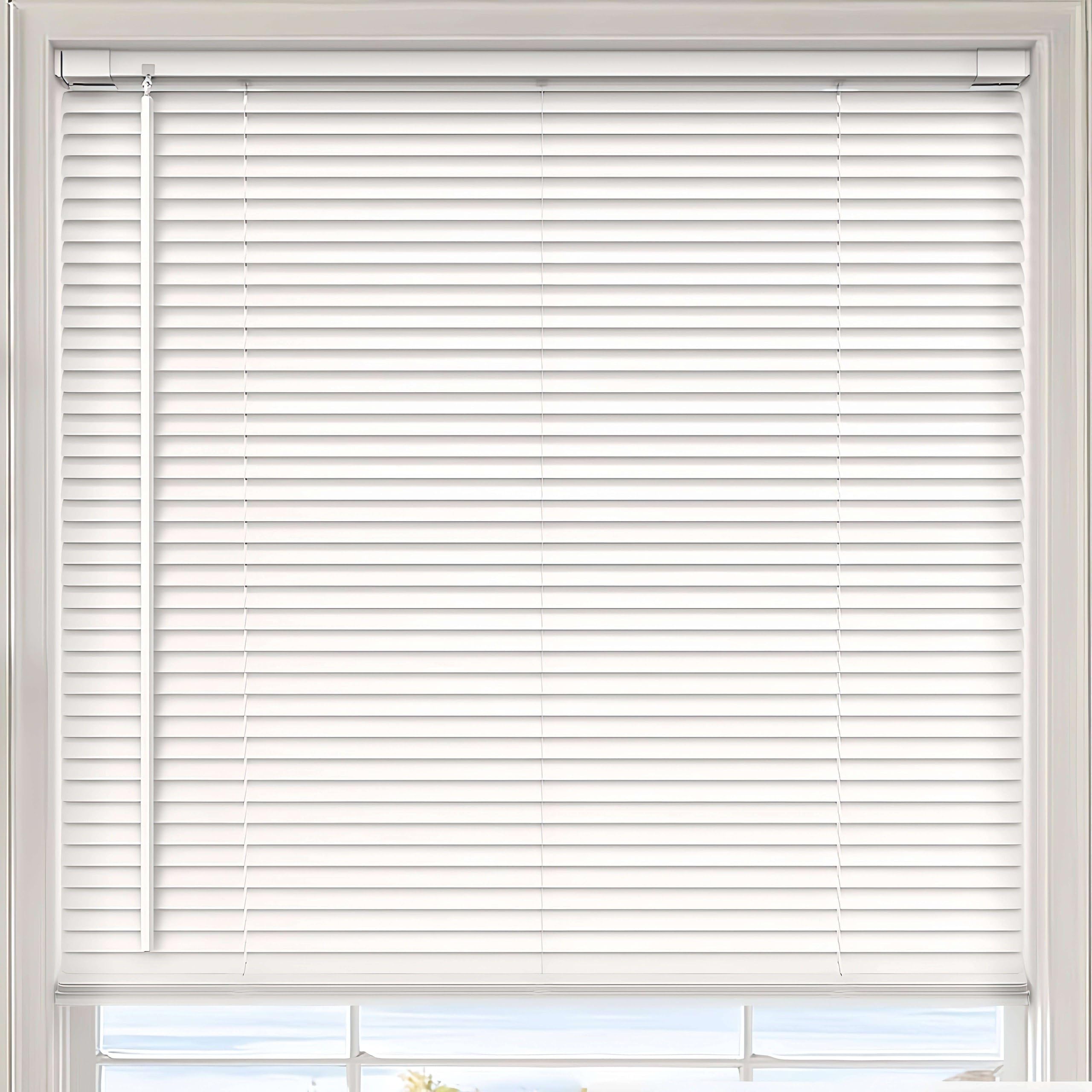 Cordless Horizontal Blinds for Living Room Dining Room Bedroom Kitchen Bathroom Office Den Hallway Windows Venetian Windows Blinds Vinyl Mini Blinds