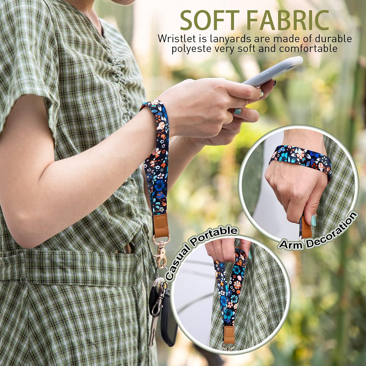Macramé Llavero De Pulsera Para Mujer, Cordón De Muñeca Para