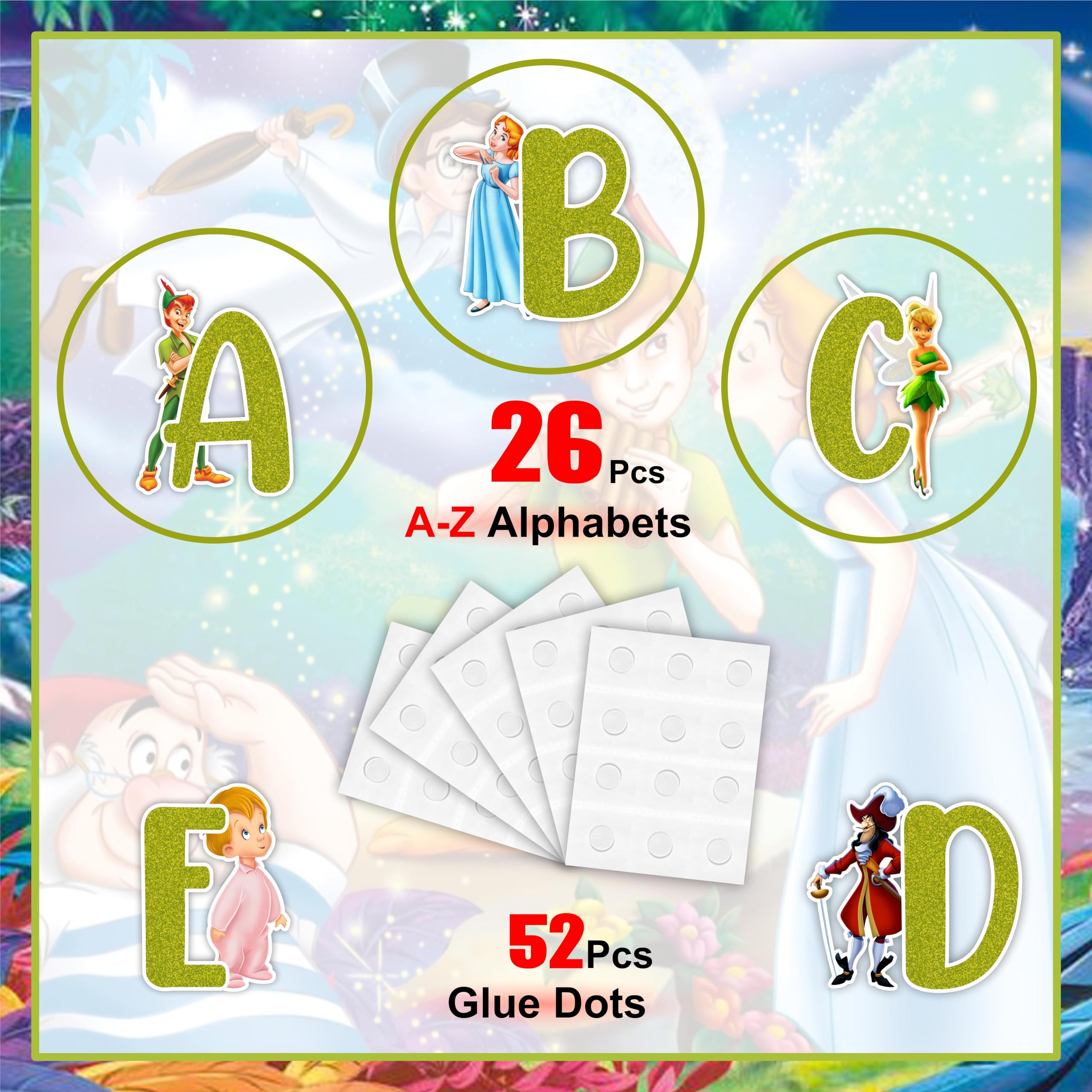 Seyal PTR Pan A-Z Alphabet Wall Sticker - Image 4