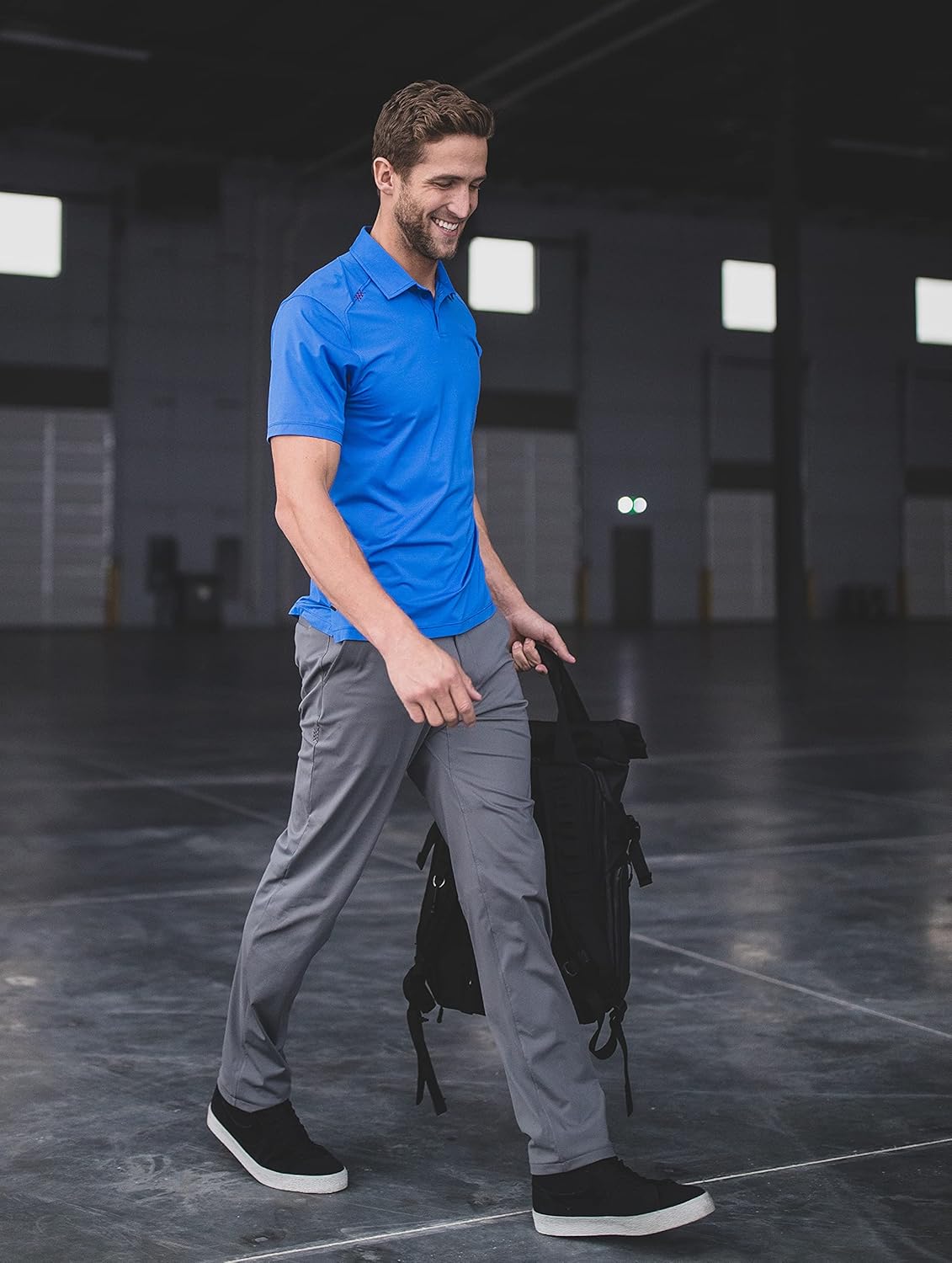 Rhone Commuter Men's Pants, Classic-Fit Mens Dress Pants, All-Day Comfort, Stretch Fabric, Work Pants for Men, Relaxed-Straight Leg Mens Casual Pants, Wrinkle Resistant Smoked Pearl W35-33L - Image 6