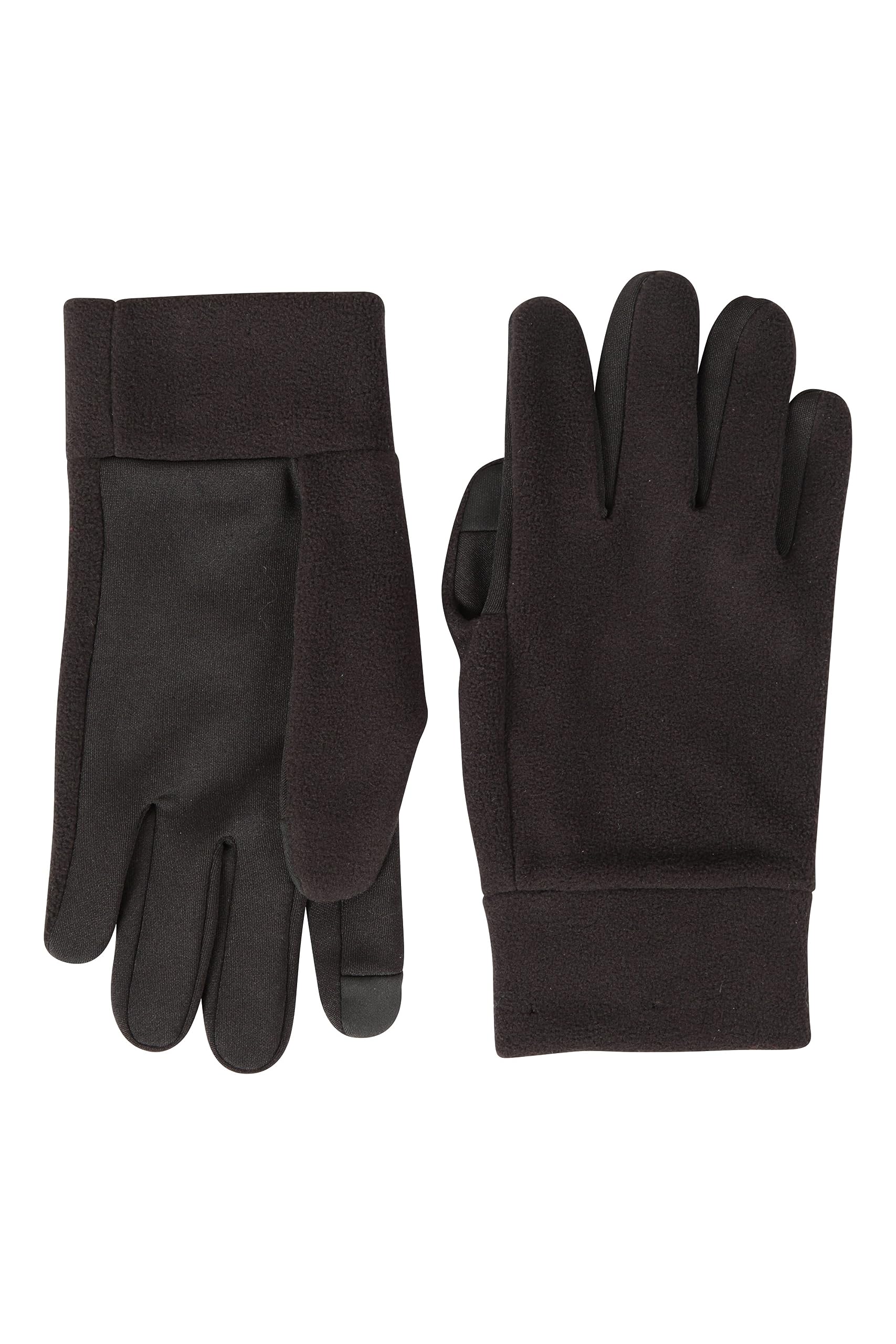 Mountain Warehouse Women's Black Touchscreen Fleece Gloves S