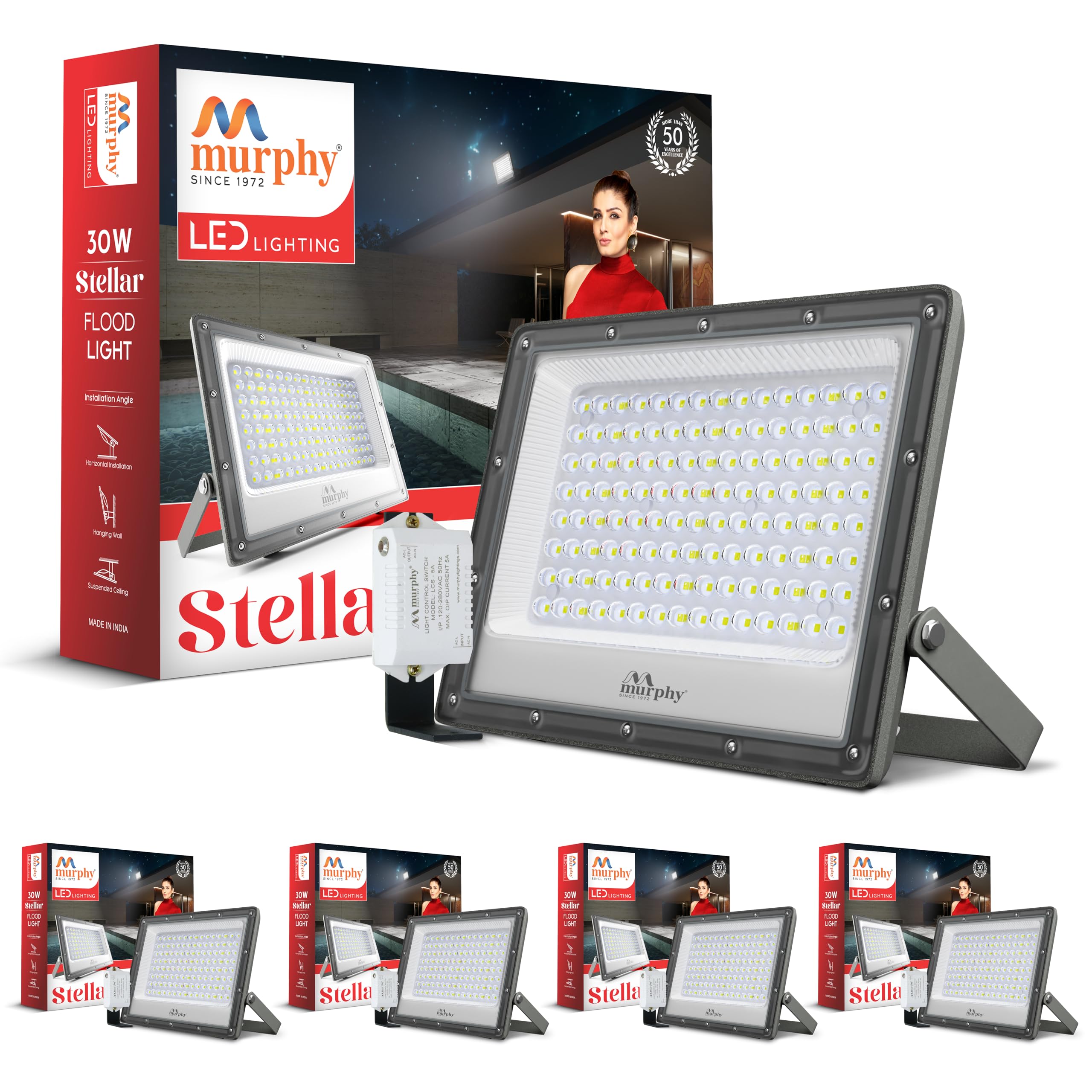 Murphy Stellar LED Flood Light - Day-Night Sensor -12