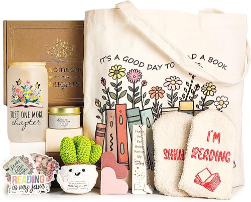 MHSMHL Book Lovers Gift Set: A Cozy Reading Companion for Birthdays