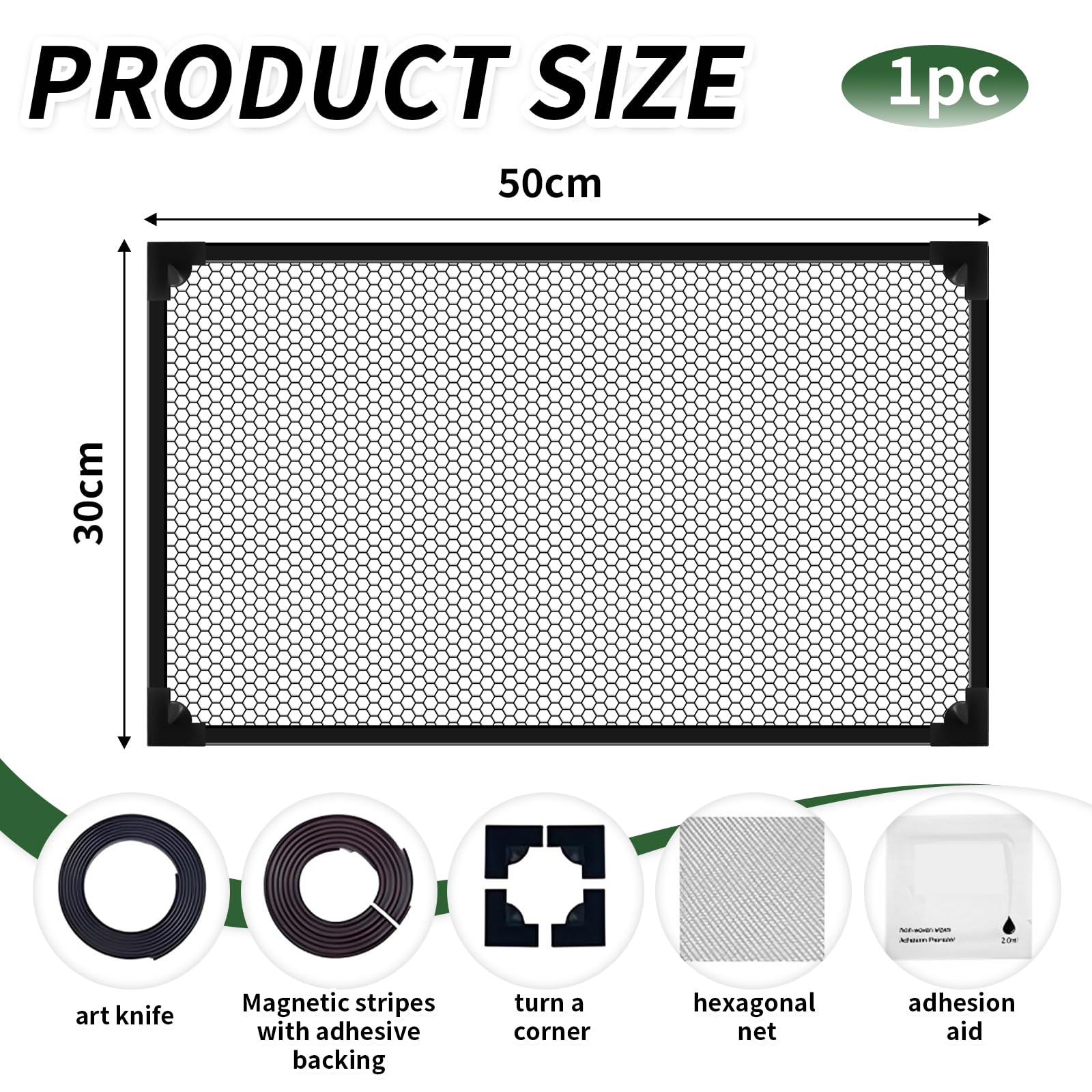 letuxaamz Aquarium Sieve, Magnetic Aquarium Anti Spring Net, Fish Insulation Box, Anti-Escape Net, Cover for Fish Reptiles - Image 2