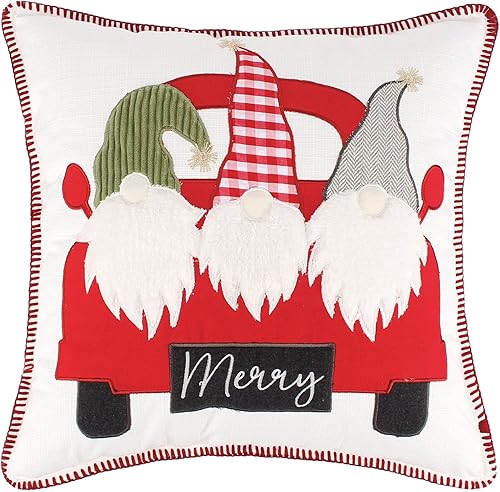 Miniatura 6 de Levtex Baby - Juego de gnomos para las vacaciones - Gnomos - Rojo verde y blanco - Vacaciones - El juego de 3 piezas incluye edredón reversible 50 x