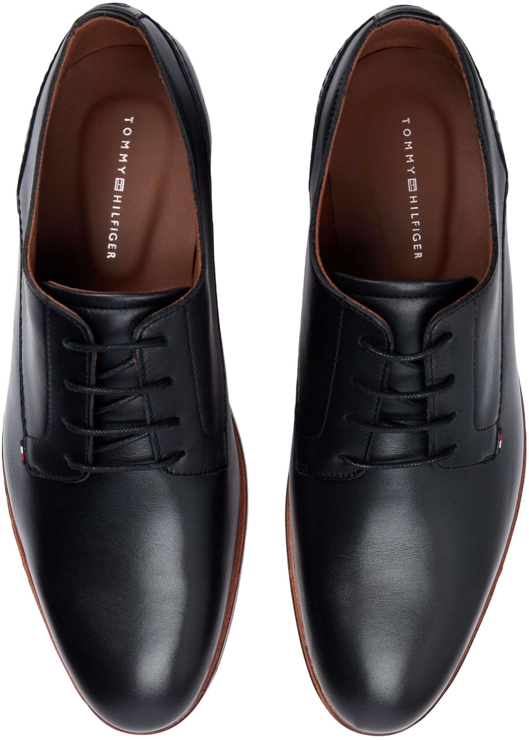 Tommy Hilfiger Hilfiger Leather Dress Shoe Fm0fm05777, Scarpe Derby Uomo
