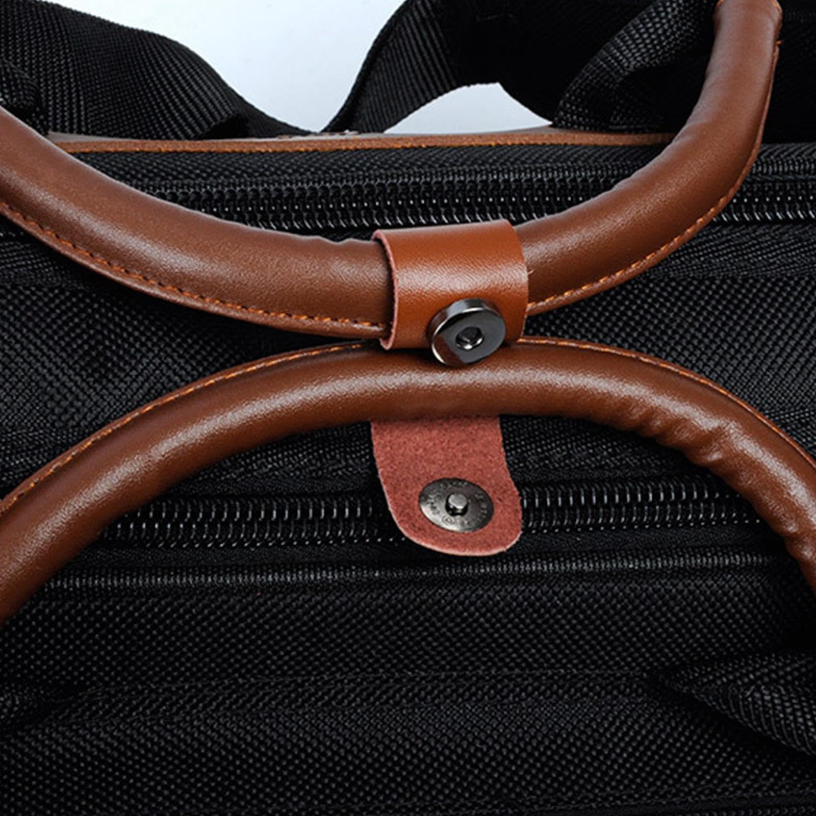 Leichter Saxophonkoffer Rucksack mit verstellbaren Gurten und wasserdichter Aufbewahrungstasche für Zubehör, Schwarz, 25.5 x 63 cm
