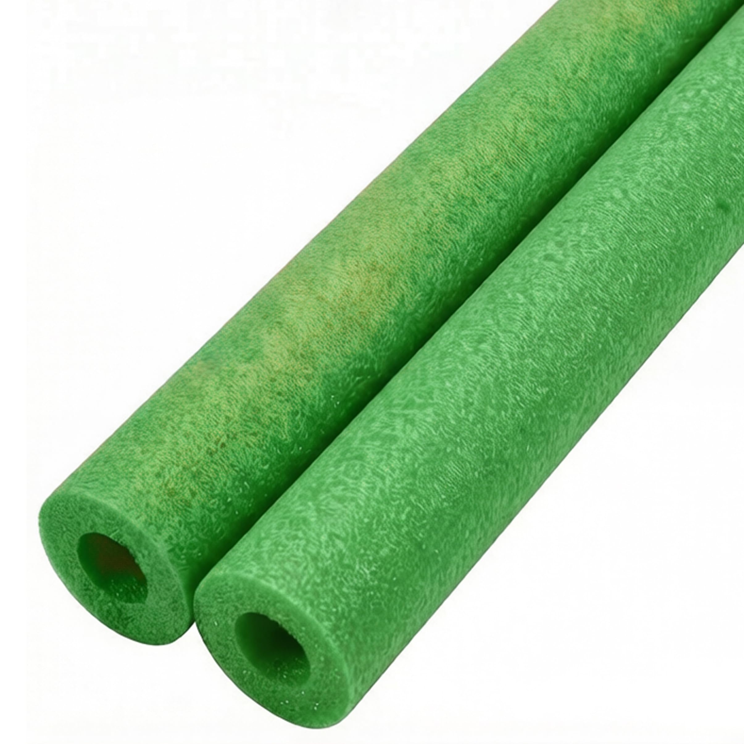 Paquete de 2 Fideos de Espuma Gigantes para Piscina Flotador de natación Hueco y Grueso de Alta flotabilidad Verde 2, 56 × 59, 06 Pulgadas