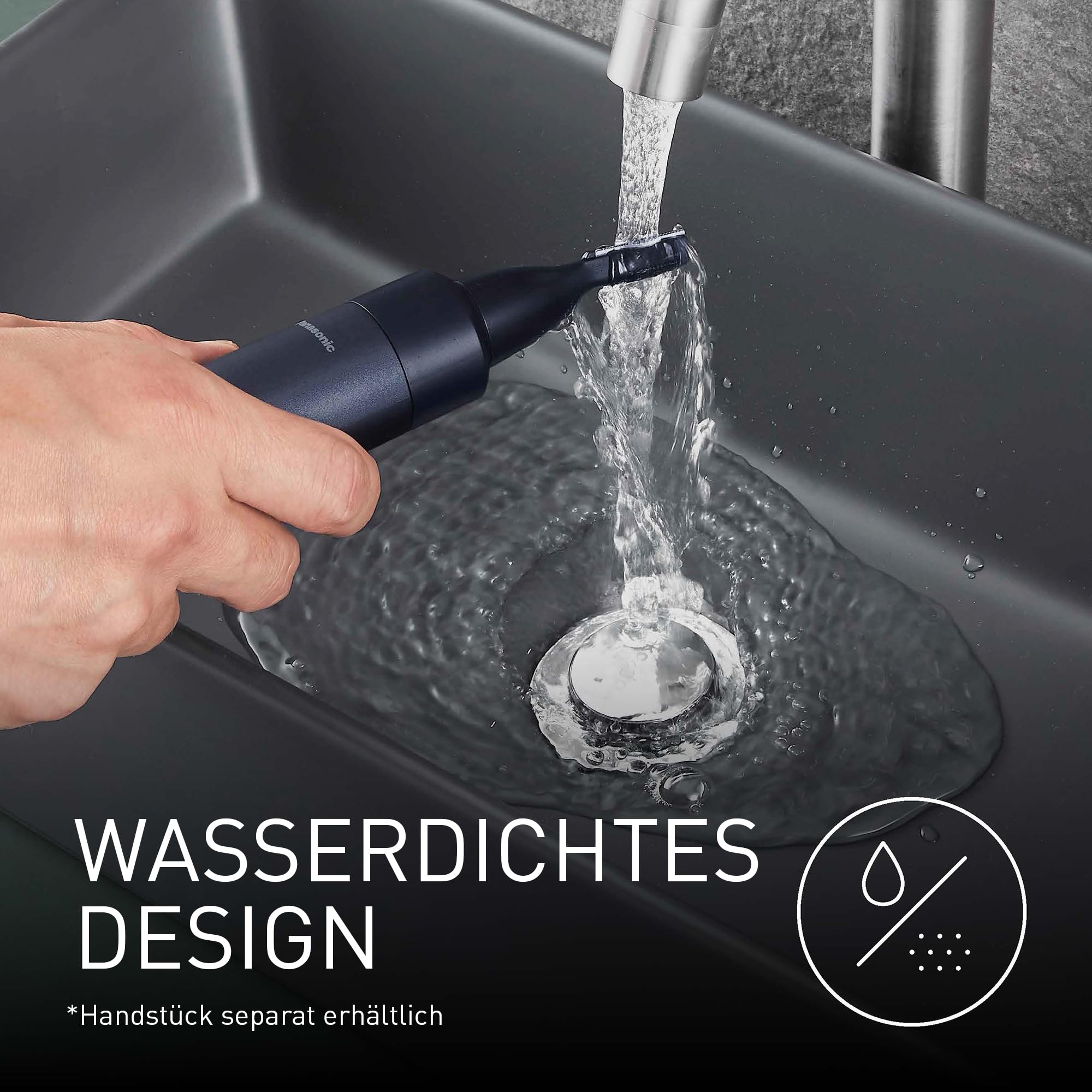 Panasonic ER-CDT1-A301 MULTISHAPE Aufsatz, Detail-Rasier-/Trimmkopf-Aufsatzset, Augenbrauen- & Bartschneider, Detail-Rasierer, Schwarz