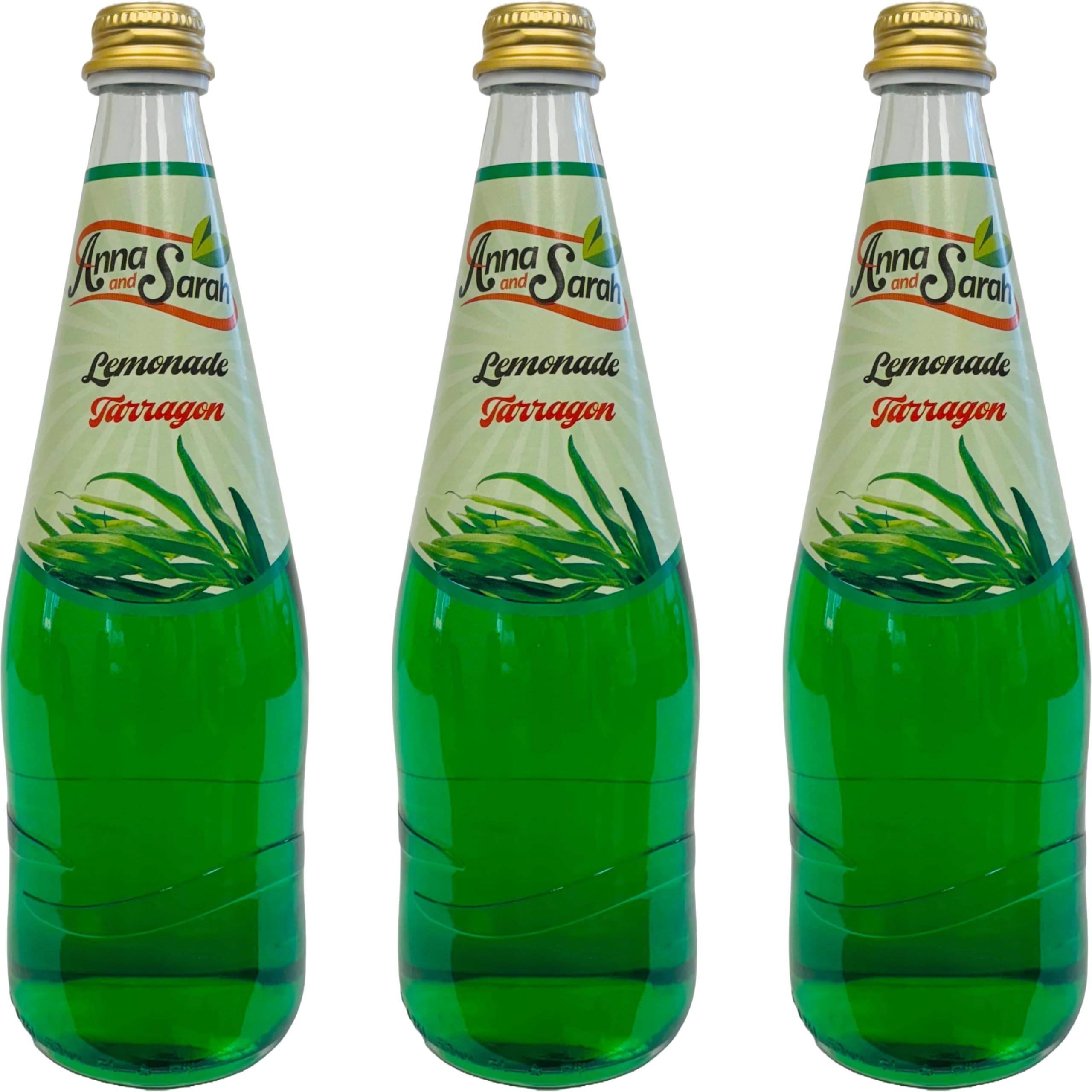 Natural Lemonade-Tarragon Juice in Glass Bottle 25.5 Oz Pack 3