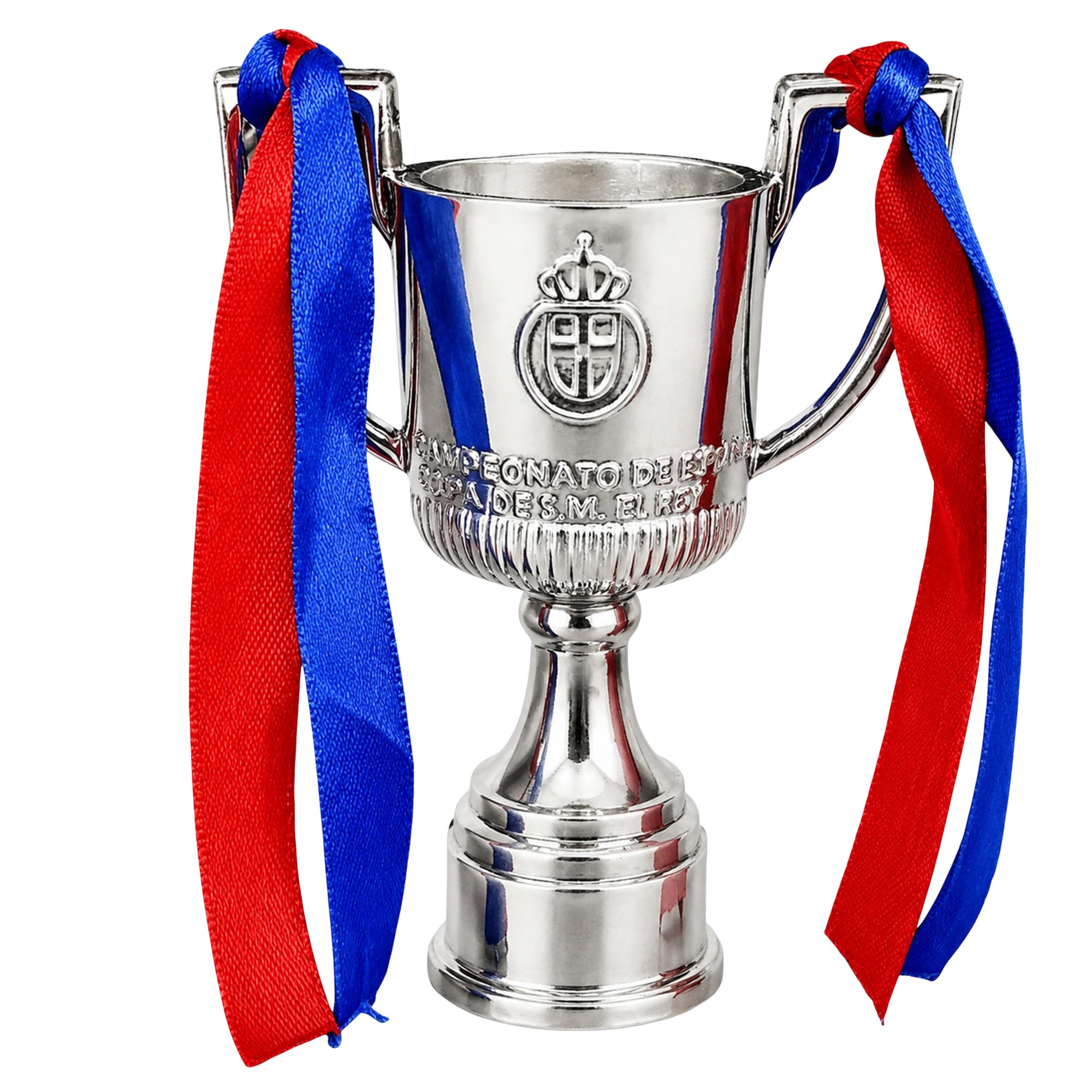 Réplica del Trofeo de Copa del Rey,Trofeo de Campeónes Coleccionable, Recuerdo de Liga de Fútbol,Decoración para Oficina, Bar Deportivo y Hogar, Aficionados al Fútbol