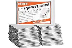 6-Pack Emergency Mylar Blankets: Essential Survival Gear for Emergencies