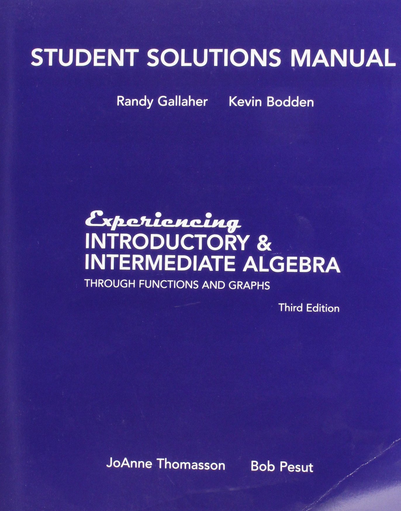 Student Solutions Manual - Component