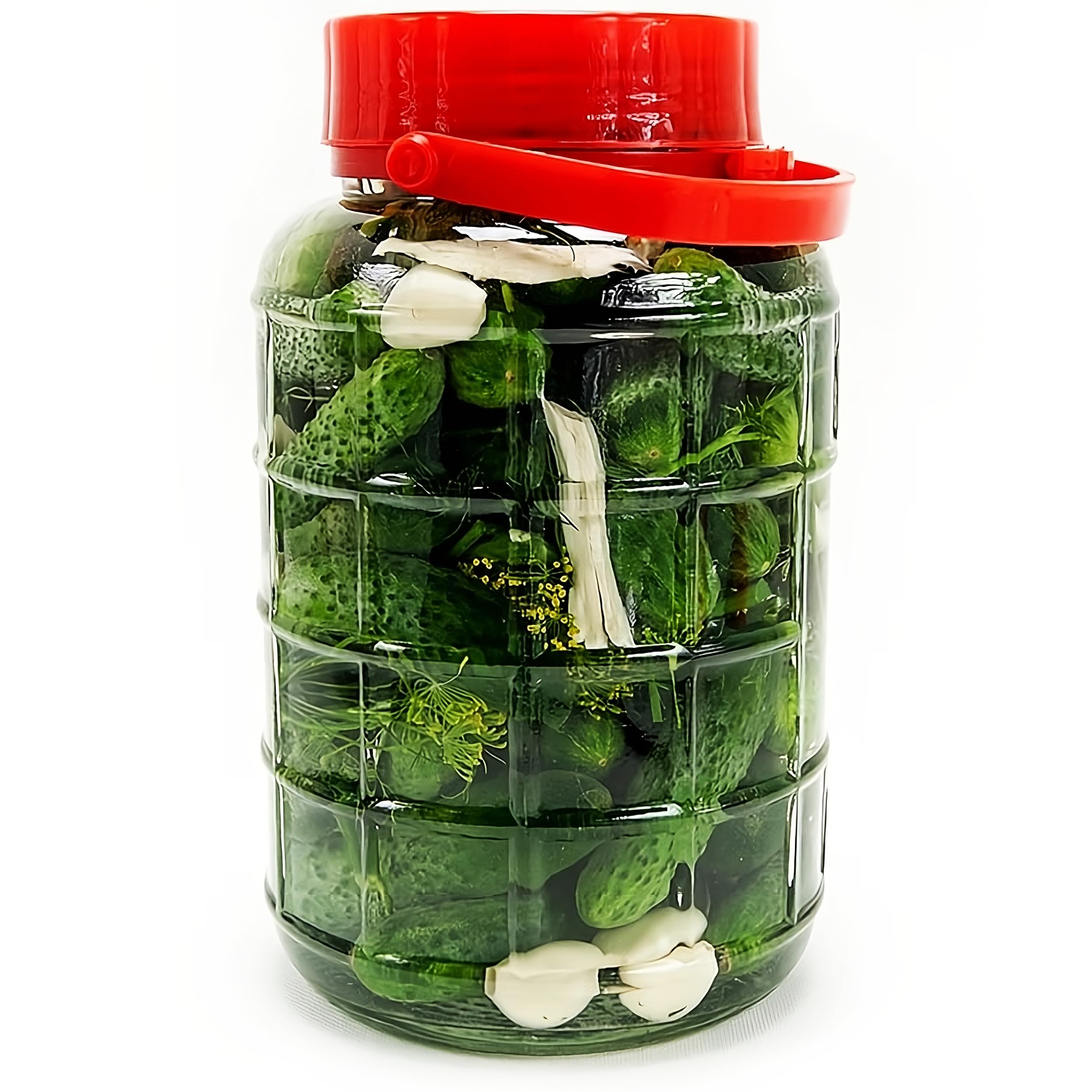AGROHIT Gurkenglas, Einmachglas, Einmachgläser 10 l aus Glas mit Deckel Küche, Haushalt & Wohnen
