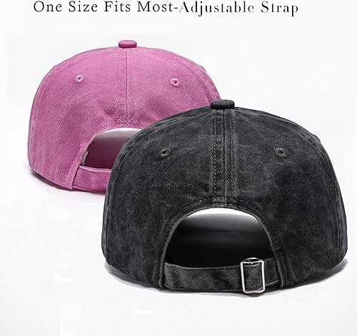 Miniatura 34 de Baseball Cap for Men Women Adjustable Hat 80s negro