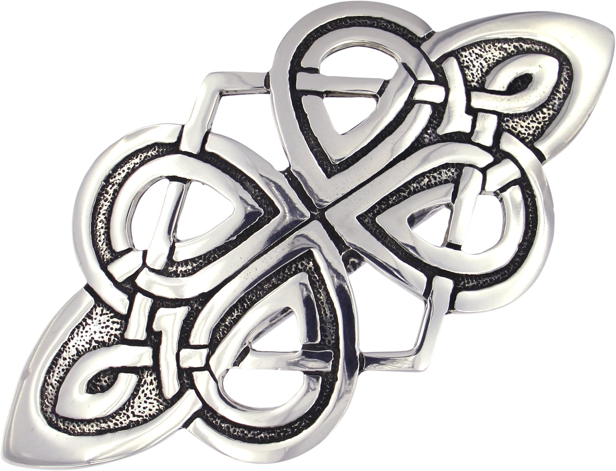 St JustinPewter Bow Hair-Slide