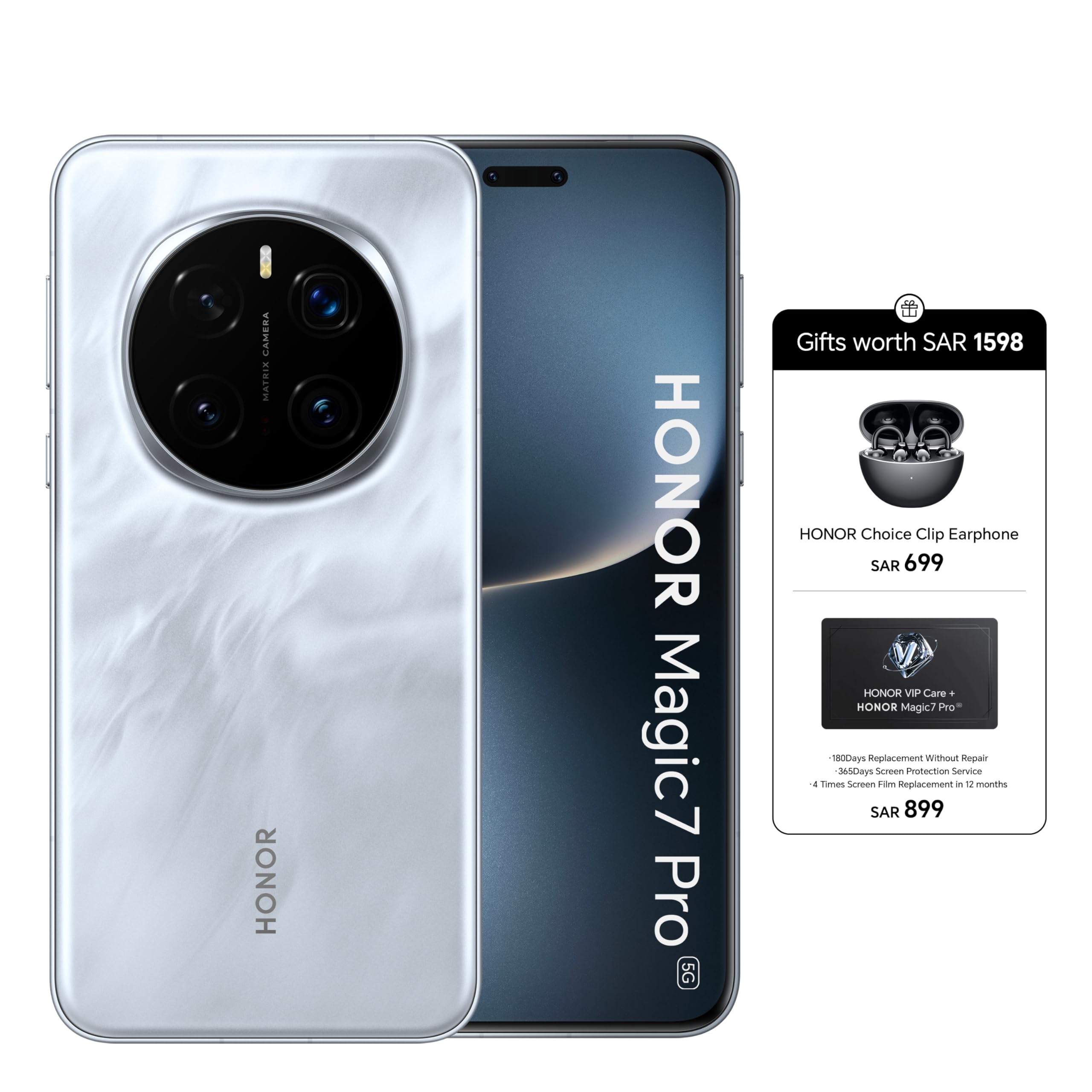HONOR Magic7 Pro 12GB RAM 512GB Dual SIM 5G, Lunar Shadow Grey