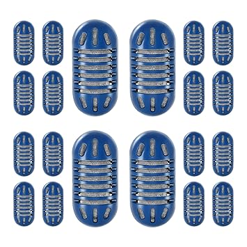 [Enhance] 20-Pack Demineralization Cartridge Compatible with HoMedics Total-Comfort Ultrasonic Humidifier Decalcification Tablets Filter Replacement for Water Demineralizer Oval Blue