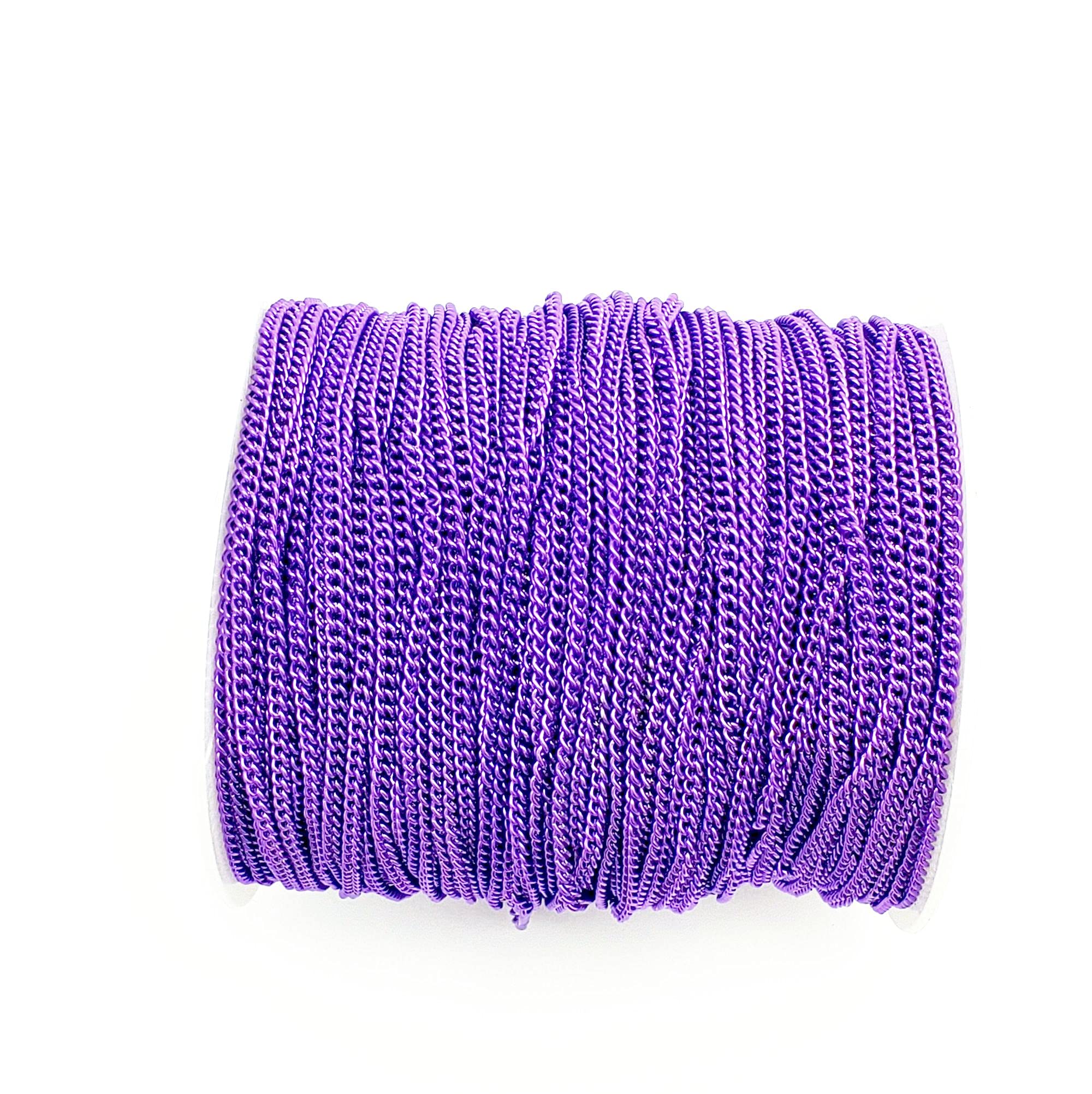 FS Brand - Colored Chain Twist Curbe. (Purple Metallic)