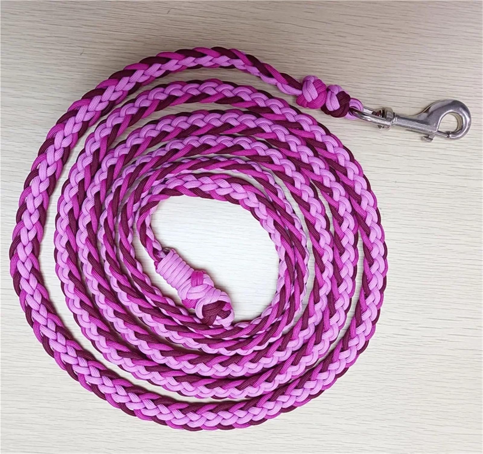 Riendas Riendas Anchas de Barril de Paracord, riendas Trenzadas a Mano for Caballos, riendas de Barril anudadas con Nudos de Agarre