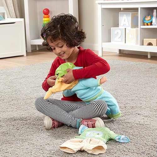 Miniatura 7 de Melissa & Doug Mine to Love Mix & Match Playtime - Ropa para muñecas unisex de 12 a 18 pulgadas (6 piezas)